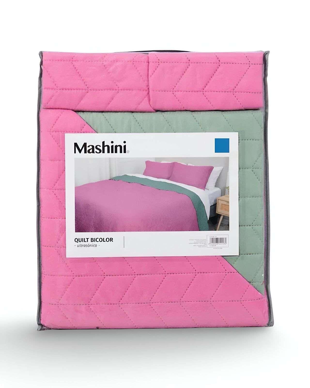 Quilt MAS 2 ALMOHADAS DE REGALO  2 plazas Mashini M05-0