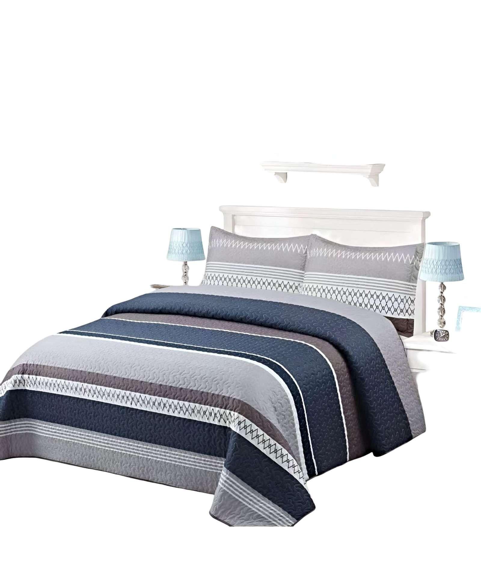 CUBRECAMA COLCHA QUILT DE VERANO PLAZA Y MEDIA A18-0