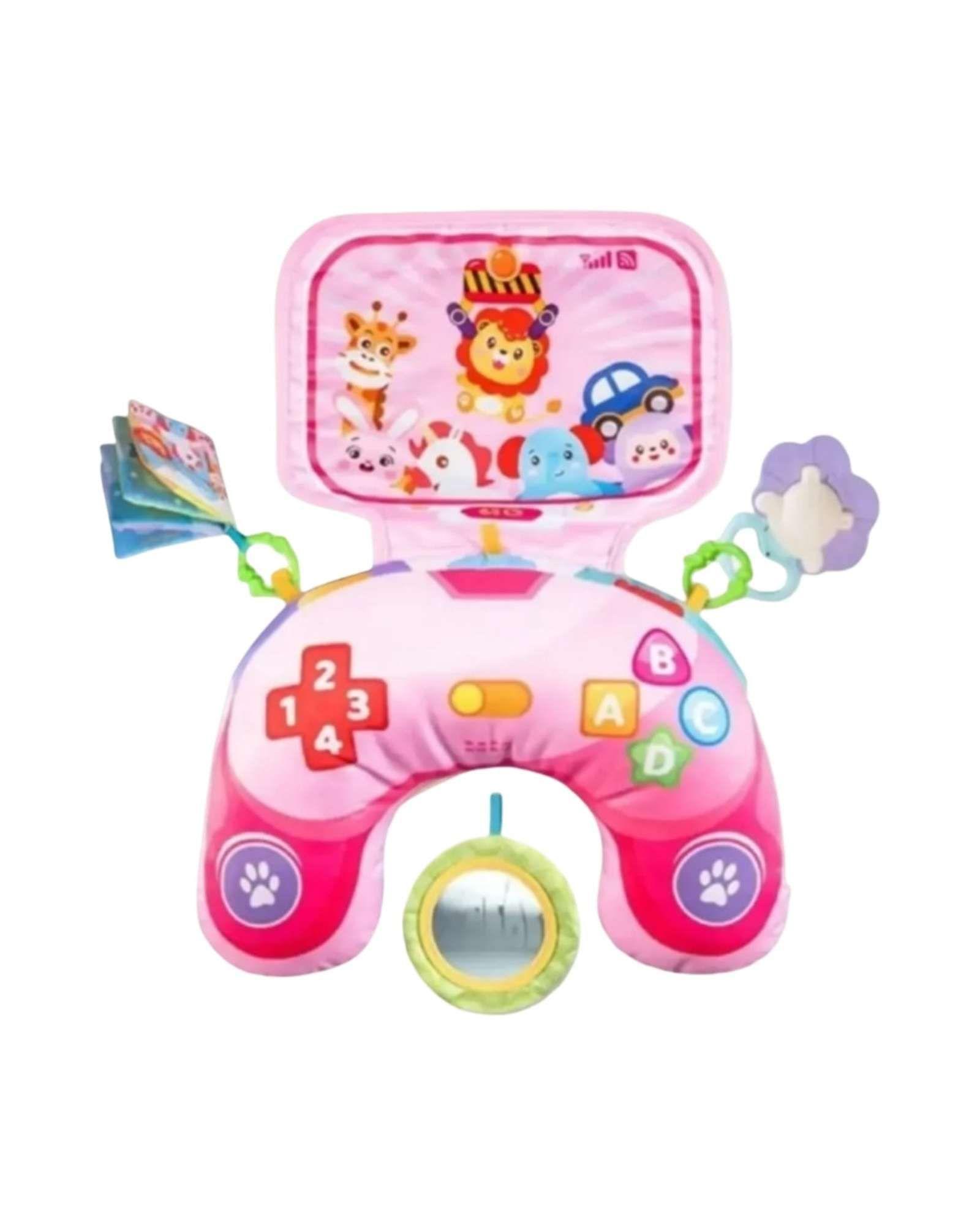 Cojin Sensorial de Estimulacion Temprana y Desarrollo Motriz con Accesorios para Bebe 02-5