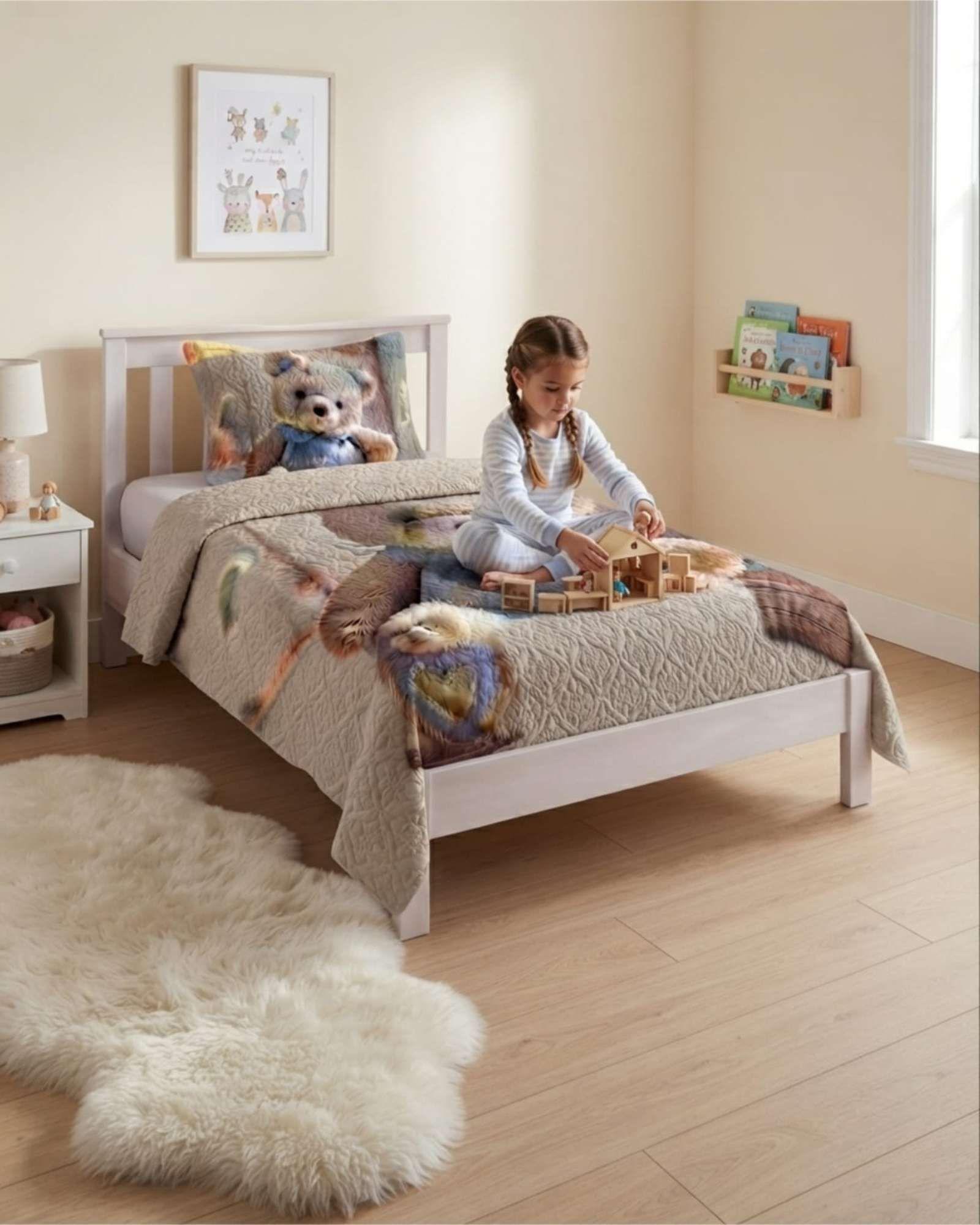 Quilt De Verano 1.5 Plazas Ultraligero Cubrecama Fresco m1-1
