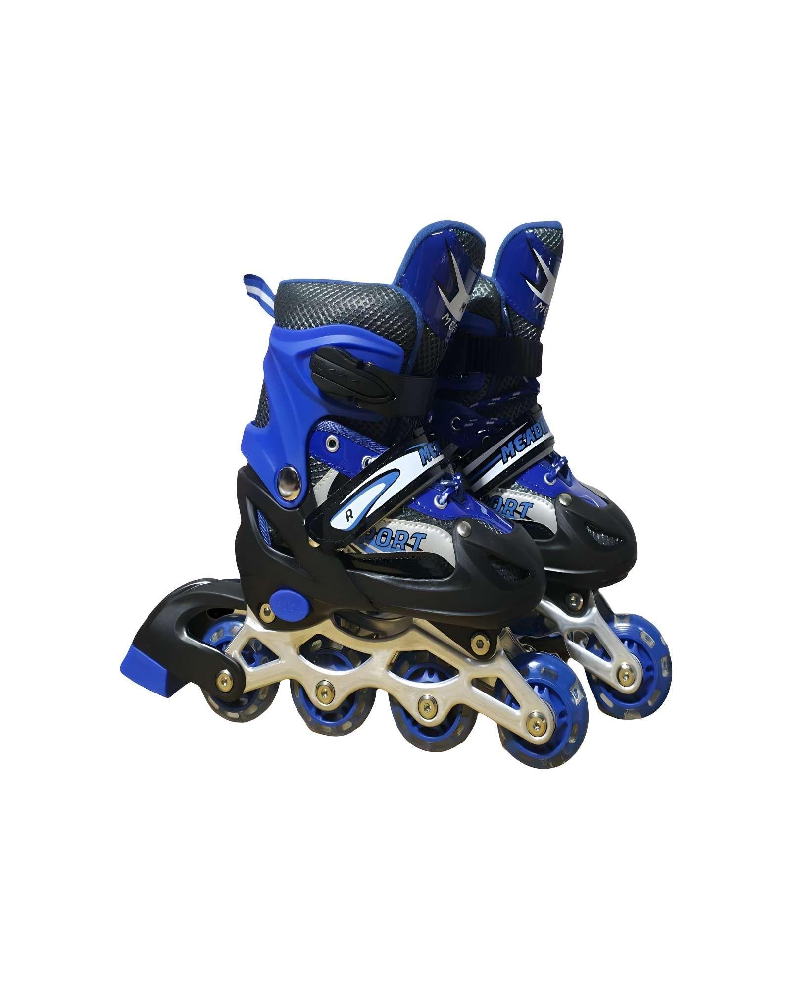 PATIN EN LINEA CON LUCES MAS KIT TALLA S 31-34 A11-1