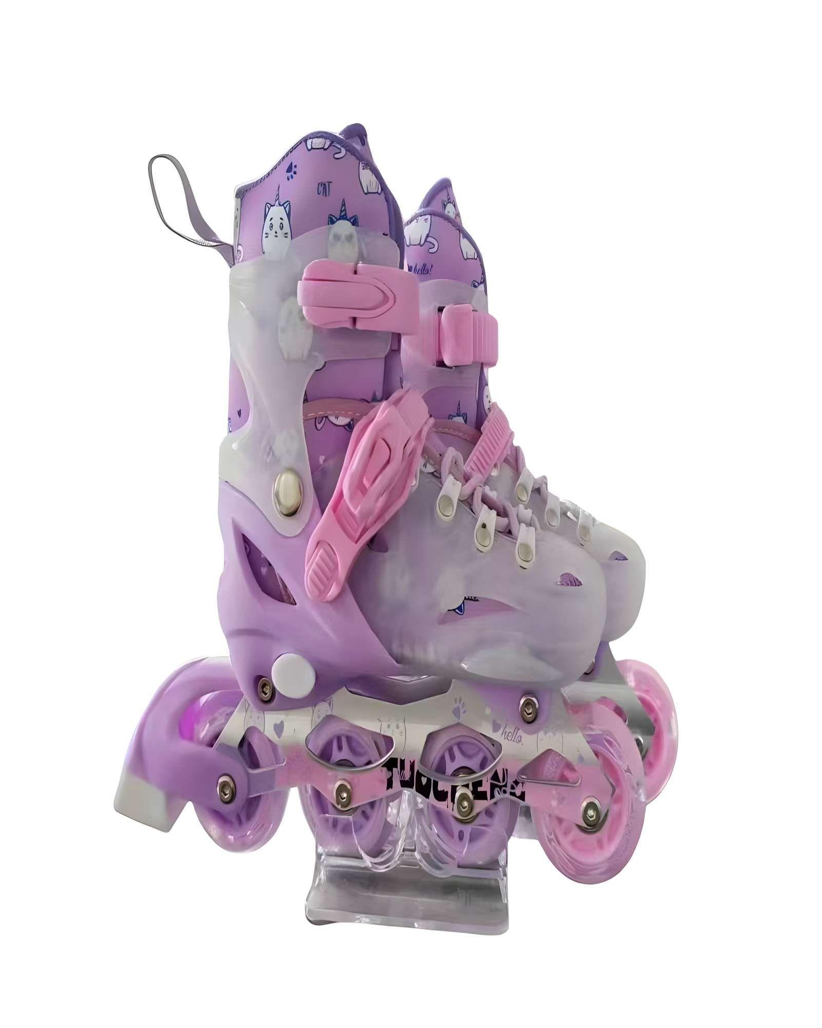 PATIN LINEAL CON LUCES MAS KIT TALLA S 31-34 A13-1