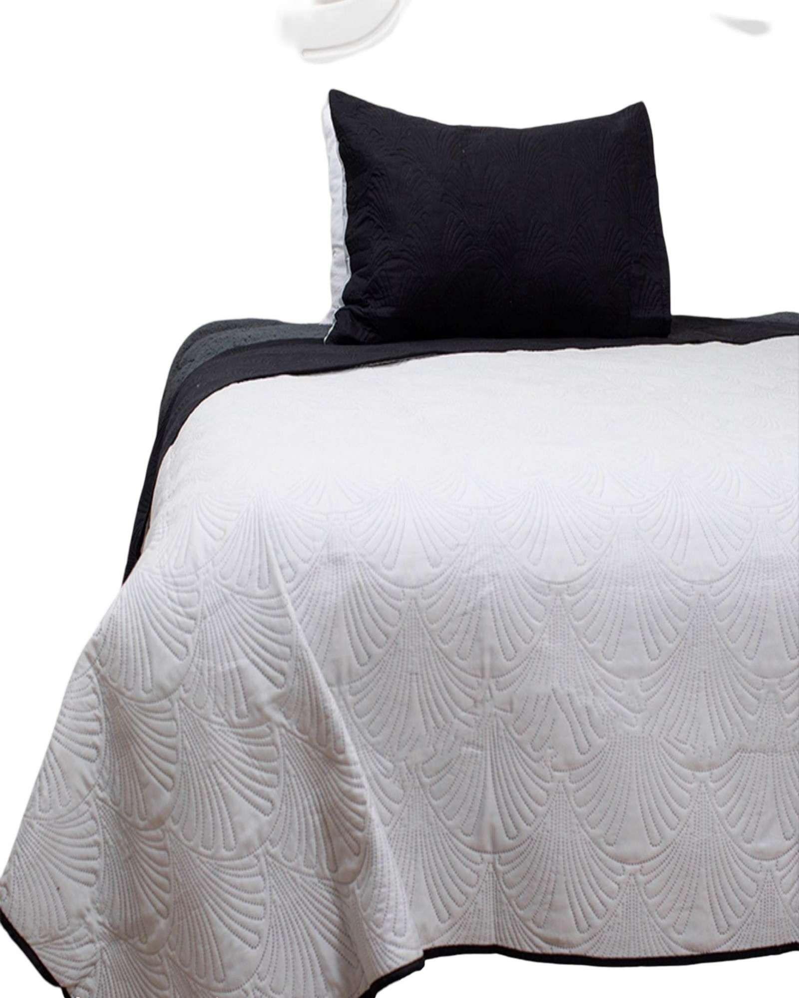 Cubrecama Quilt Bicolor plaza y media Doral M06-0