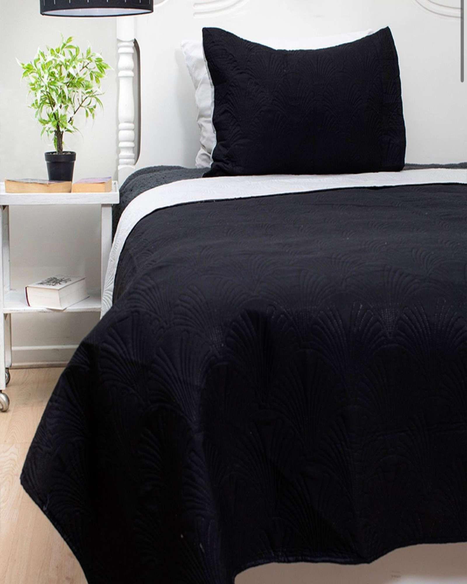 Cubrecama Quilt Bicolor plaza y media Doral M06-1