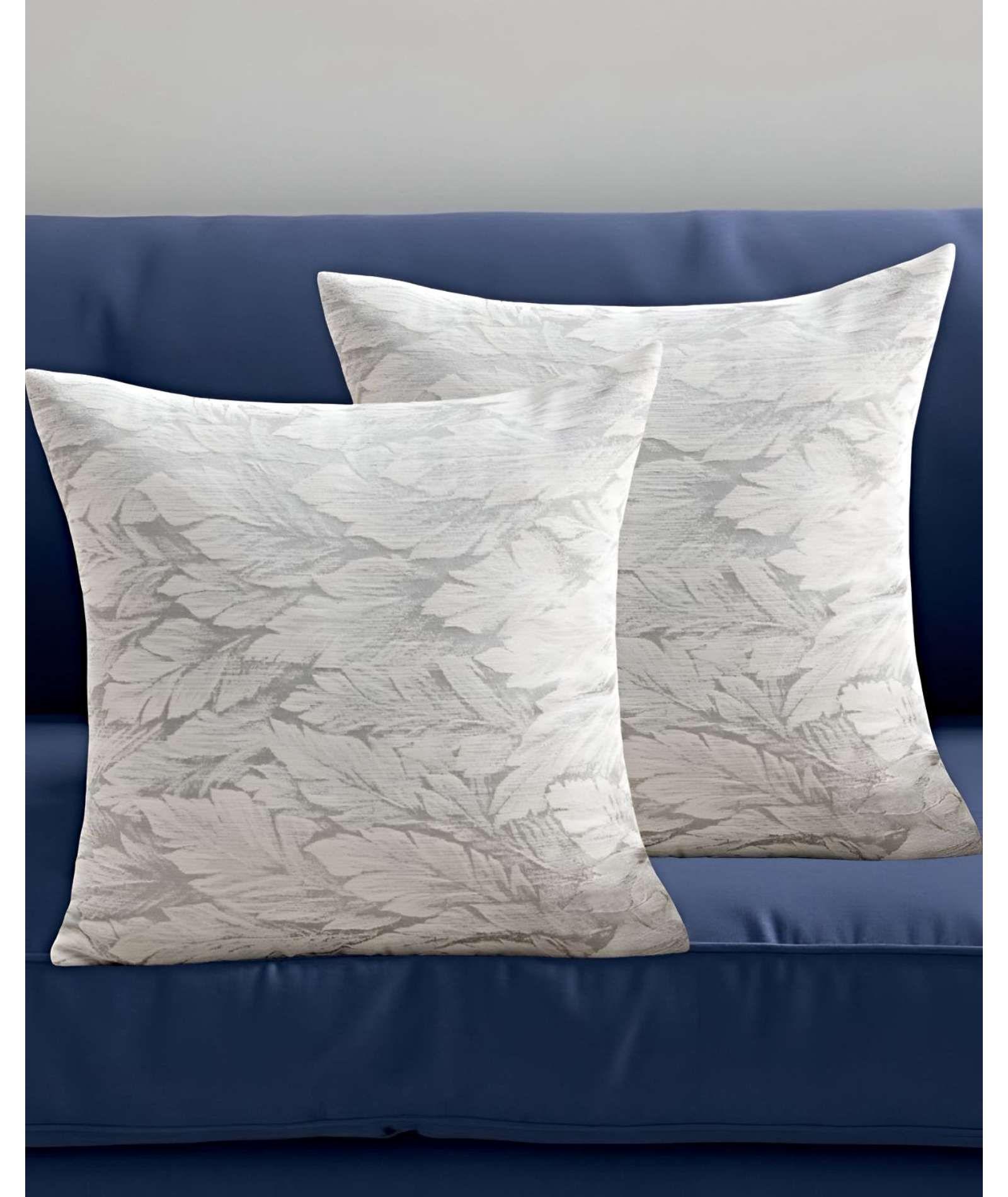 JUEGO DE 2 FUNDAS DE COJINES DISEÑO HOJA 45CM X 45 CM A1-3