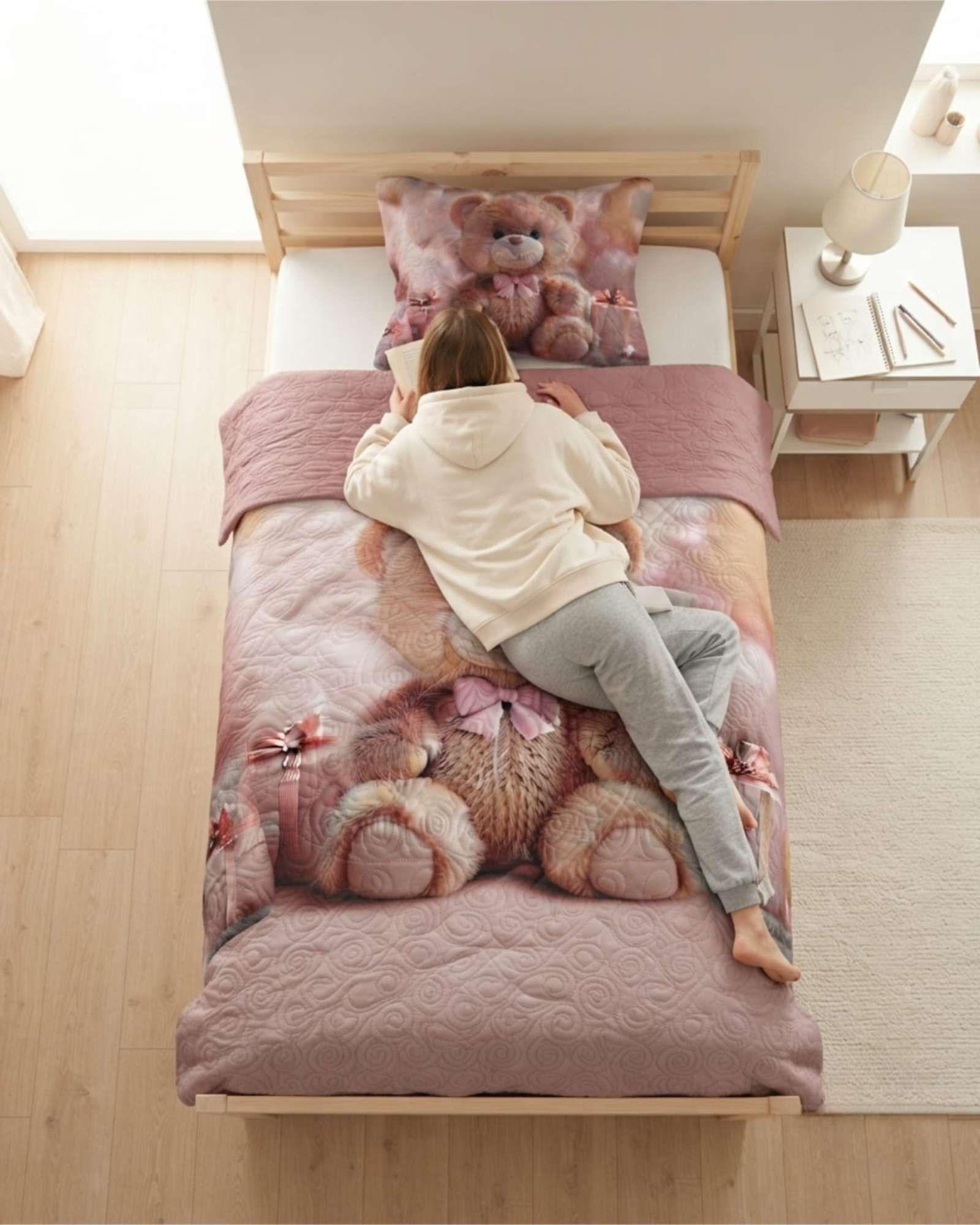 Quilt De Verano 1.5 Plazas Ultraligero Cubrecama Fresco m9-2