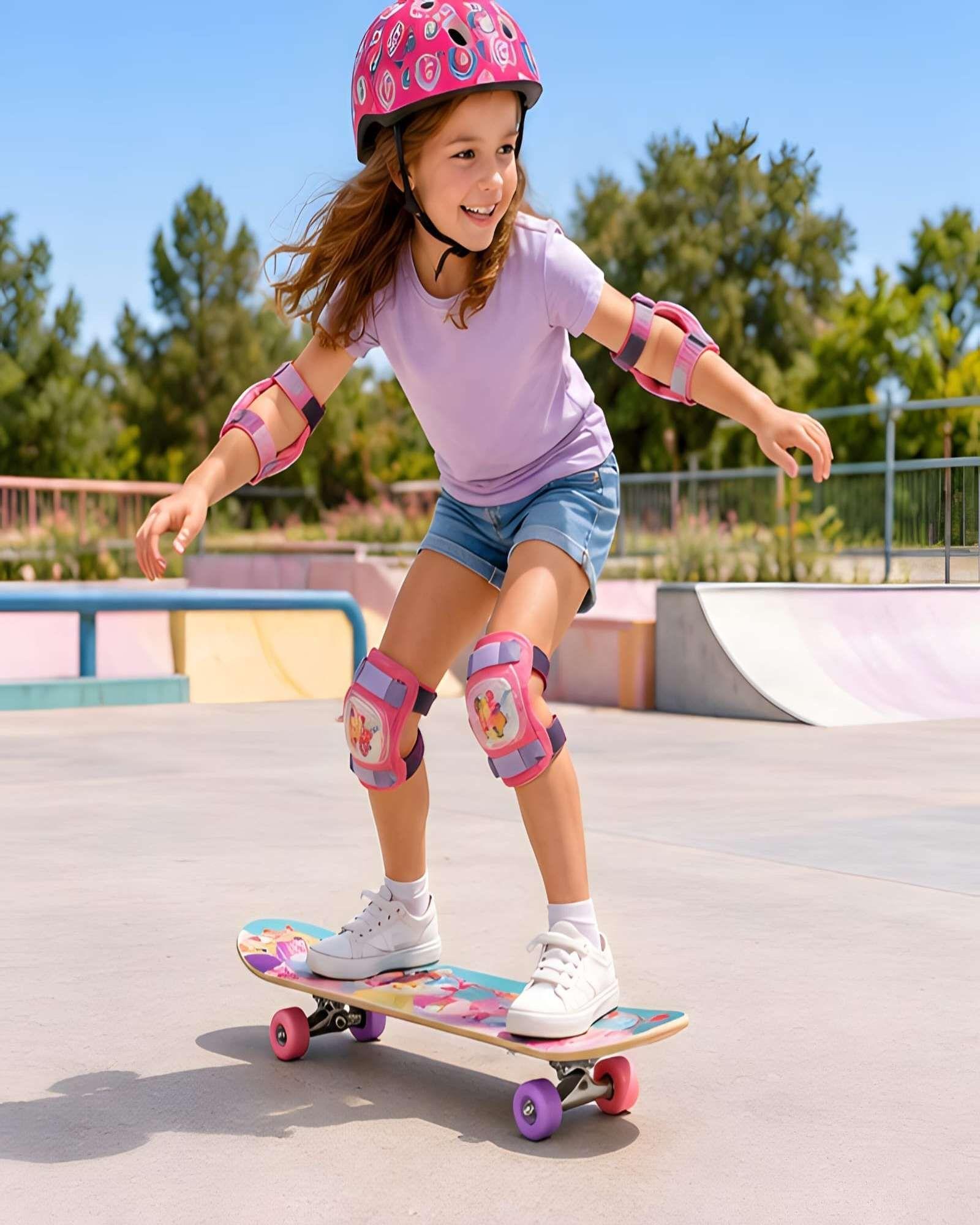 Kit Patineta Infantil Con Casco Y Kit Seguridad 01-2