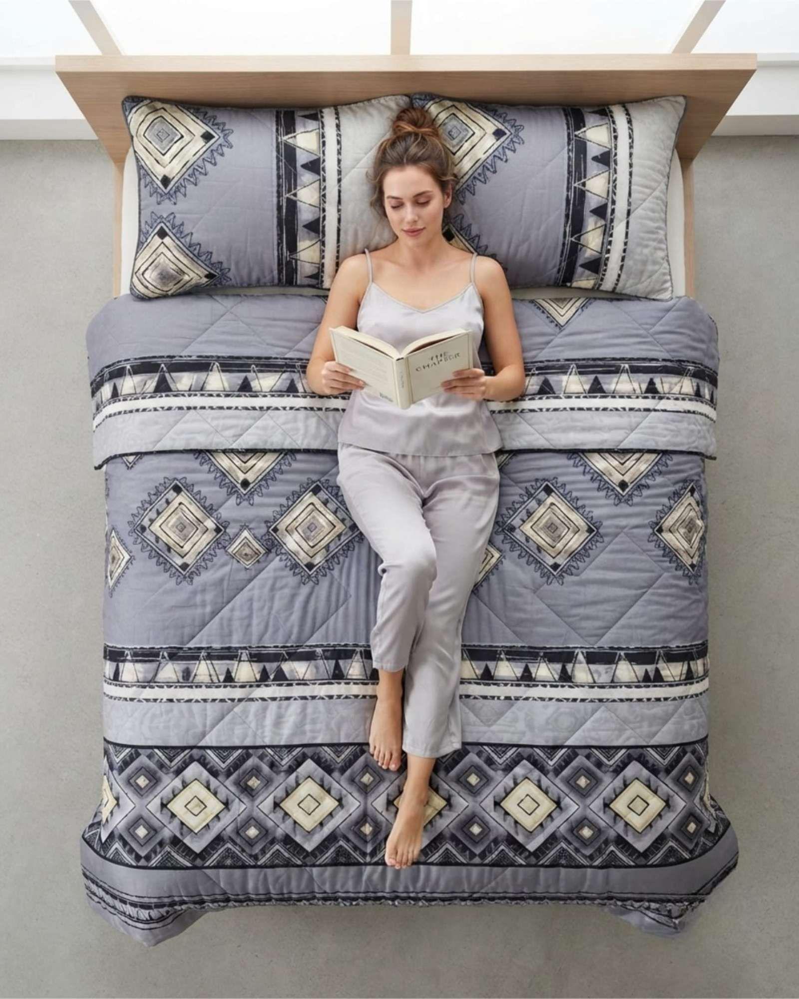 Cubrecama Quilt De Verano Ligero Y Fresco King m3-2