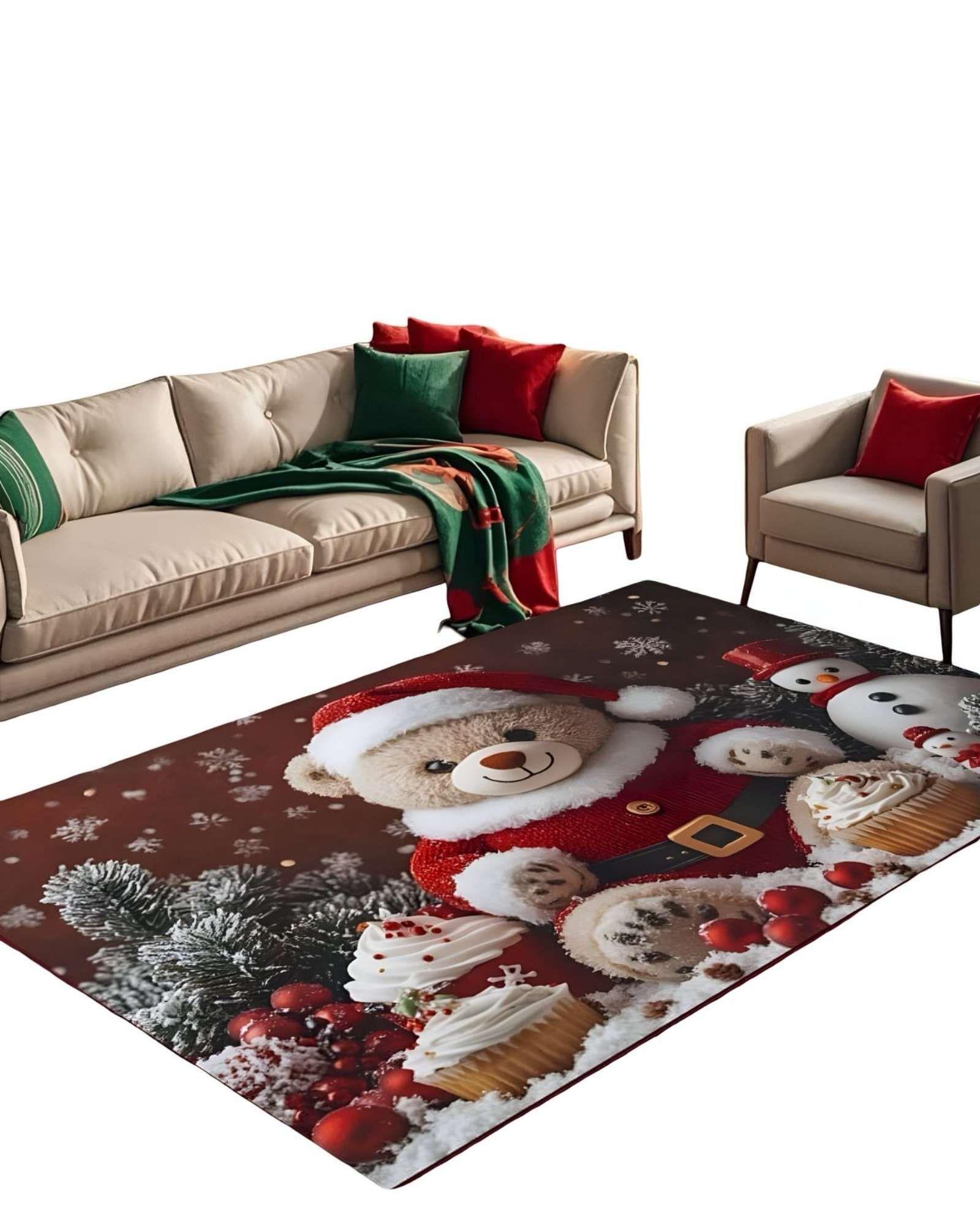 ALFOMBRA NAVIDEÑA PARA LIVING COMEDOR 300cm  x 200cm N09-0