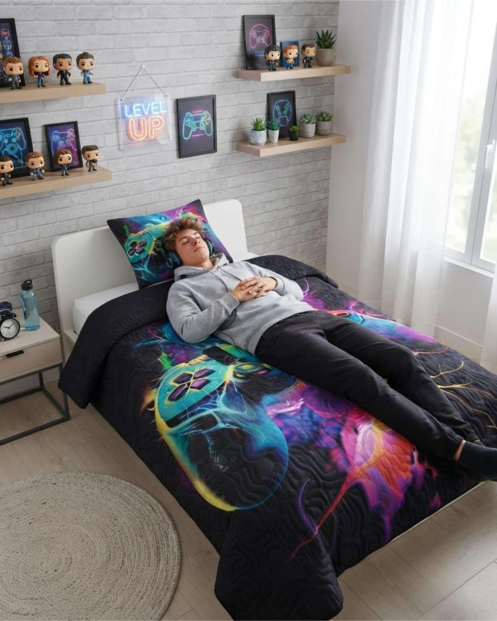 Quilt De Verano 1.5 Plazas Ultraligero Cubrecama Fresco m10-3