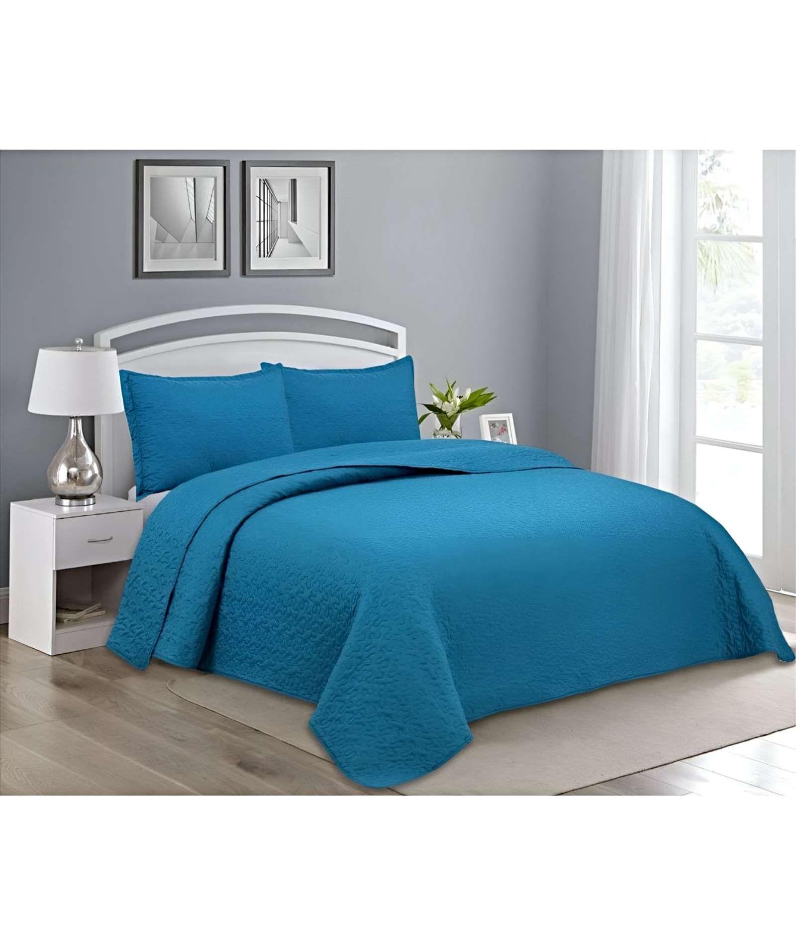 CUBRECAMA COLCHA QUILT DE VERANO PLAZA Y MEDIA A9-2