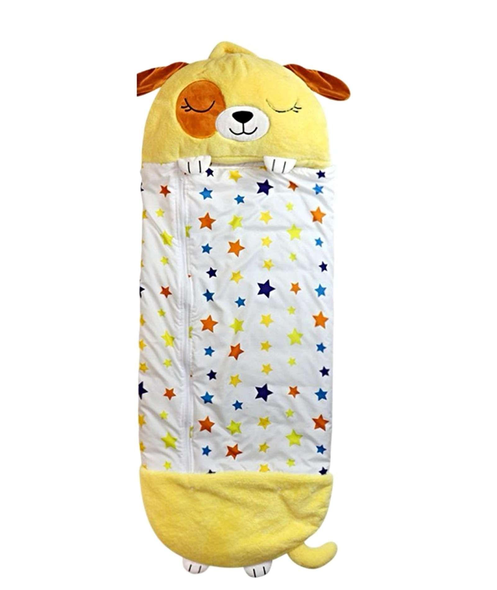 PELUCHE PARA DORMIR PARA NIÑO O NIÑA PERRO AMARILLO-3