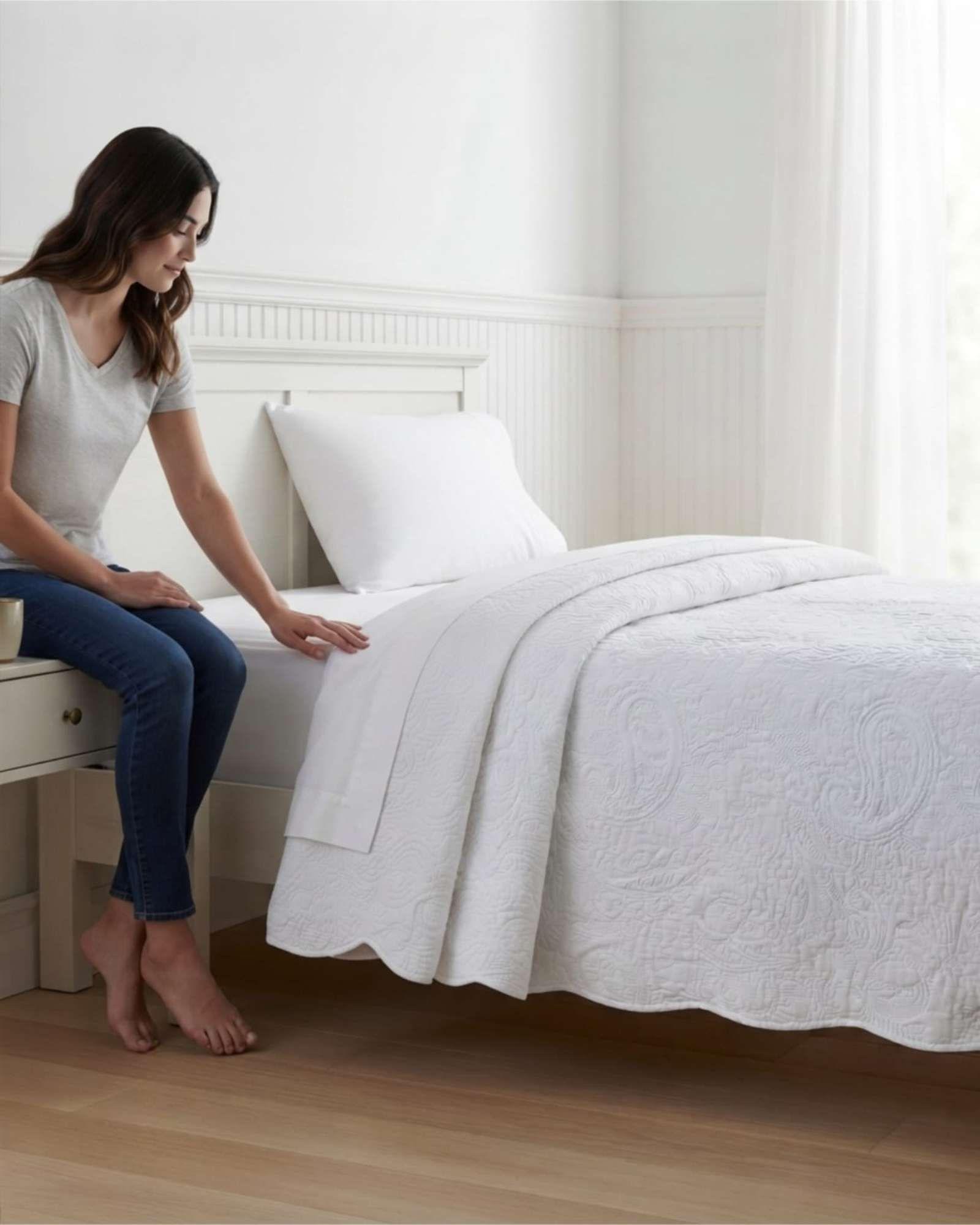 Cubrecama Verano Quilt 1.5 Plazas Texturizado 05-1