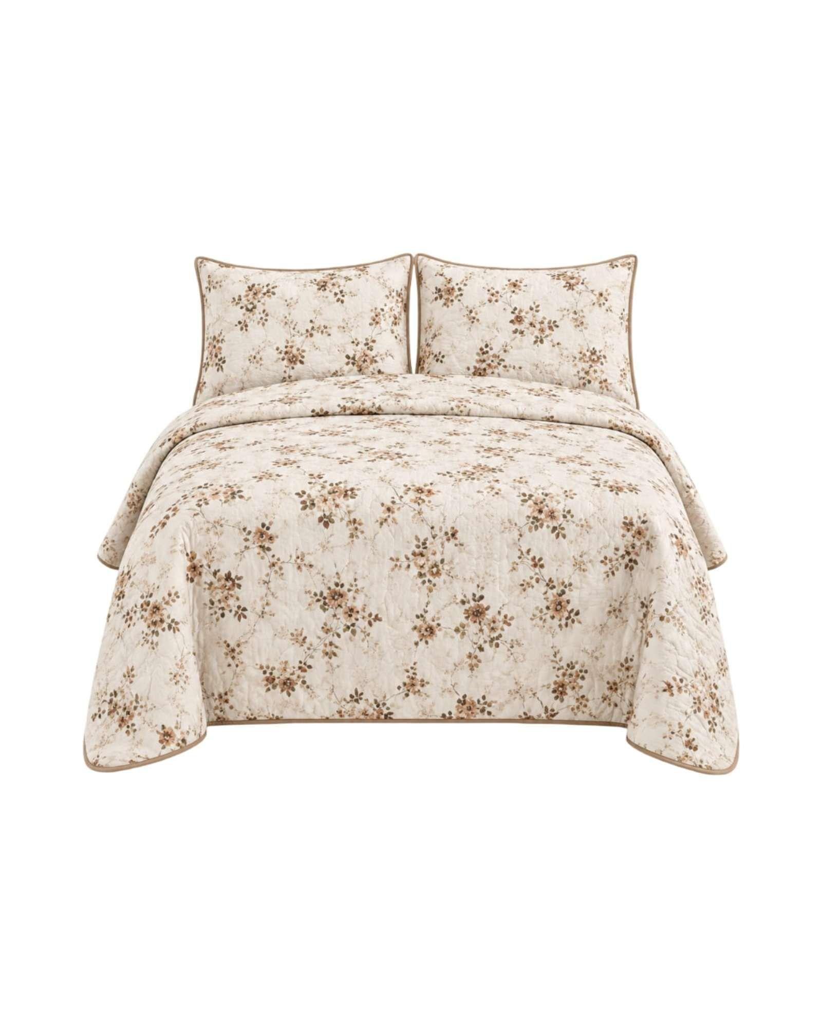 Cubrecama Delgado King Transpirable Con Fundas Mas Almohadas m7-5