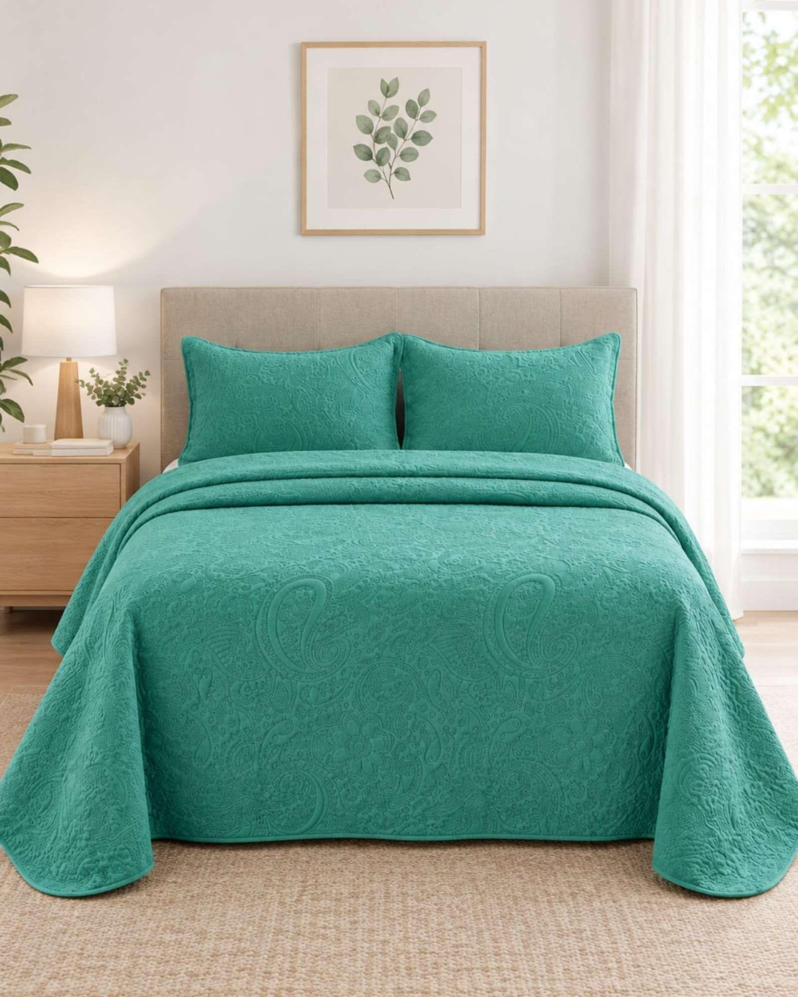 Cubrecama Verano Quilt 2 Plazas Texturizado 1-0