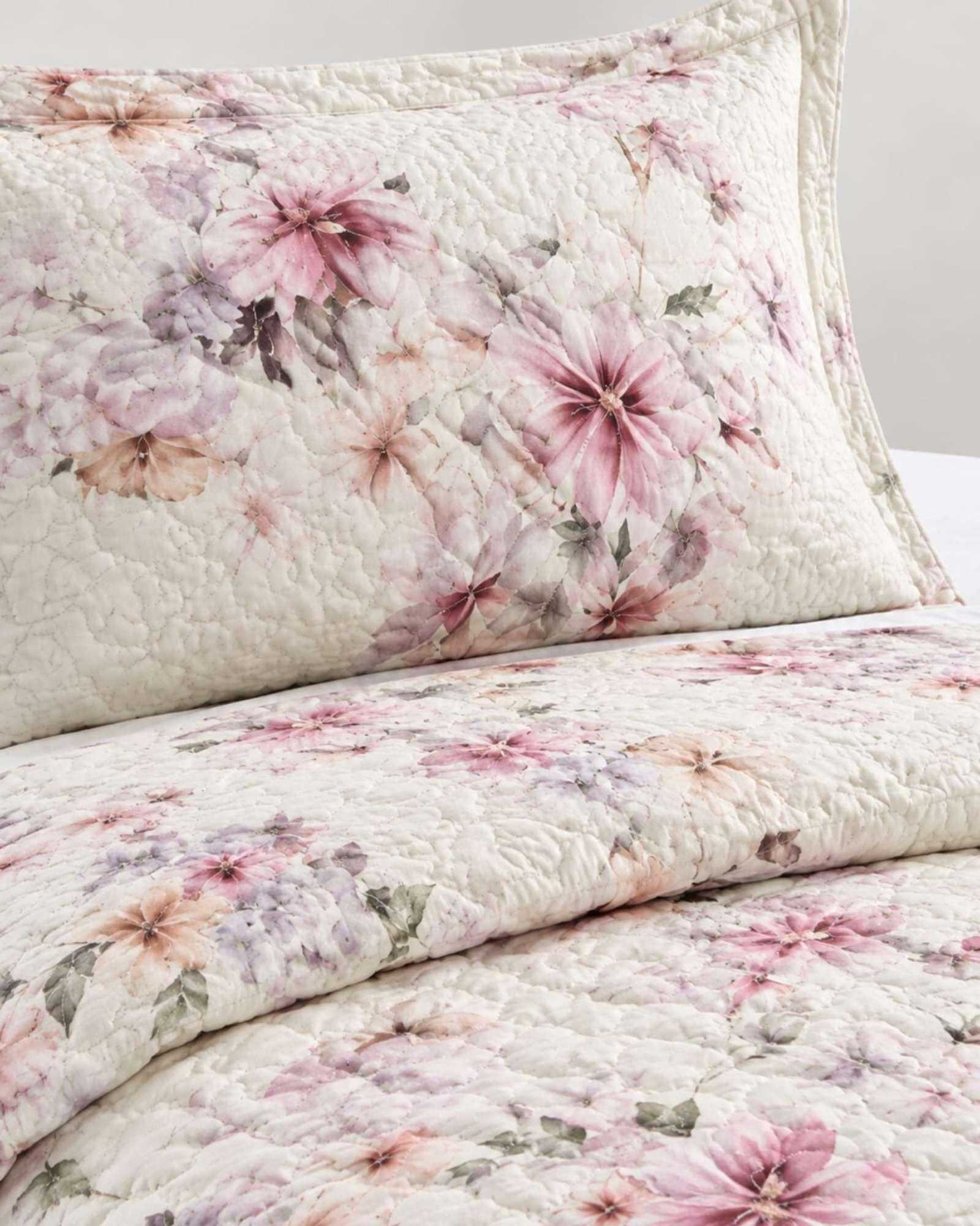 Cubrecama Quilt Delgado 1.5 Plaza para Verano Fresco a5-0