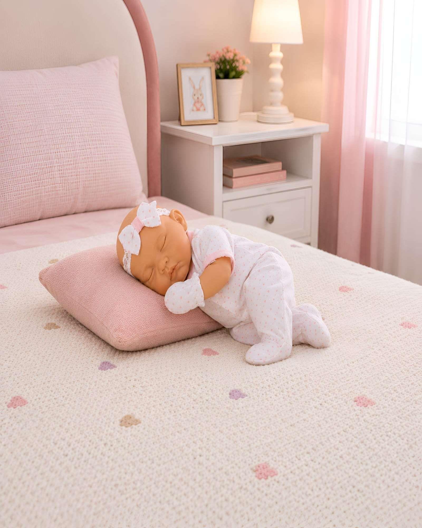 Bebé Reborn Durmiente con Ropa y Accesorios 45 cm-1