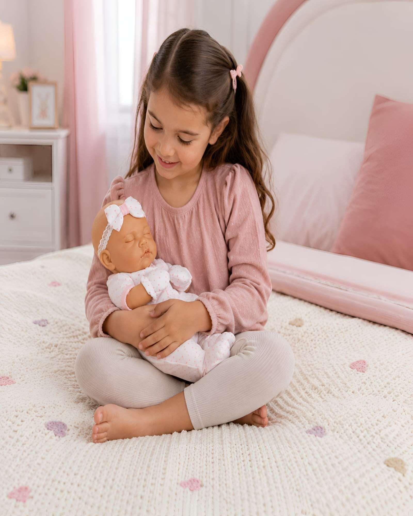 Bebé Reborn Durmiente con Ropa y Accesorios 45 cm-4