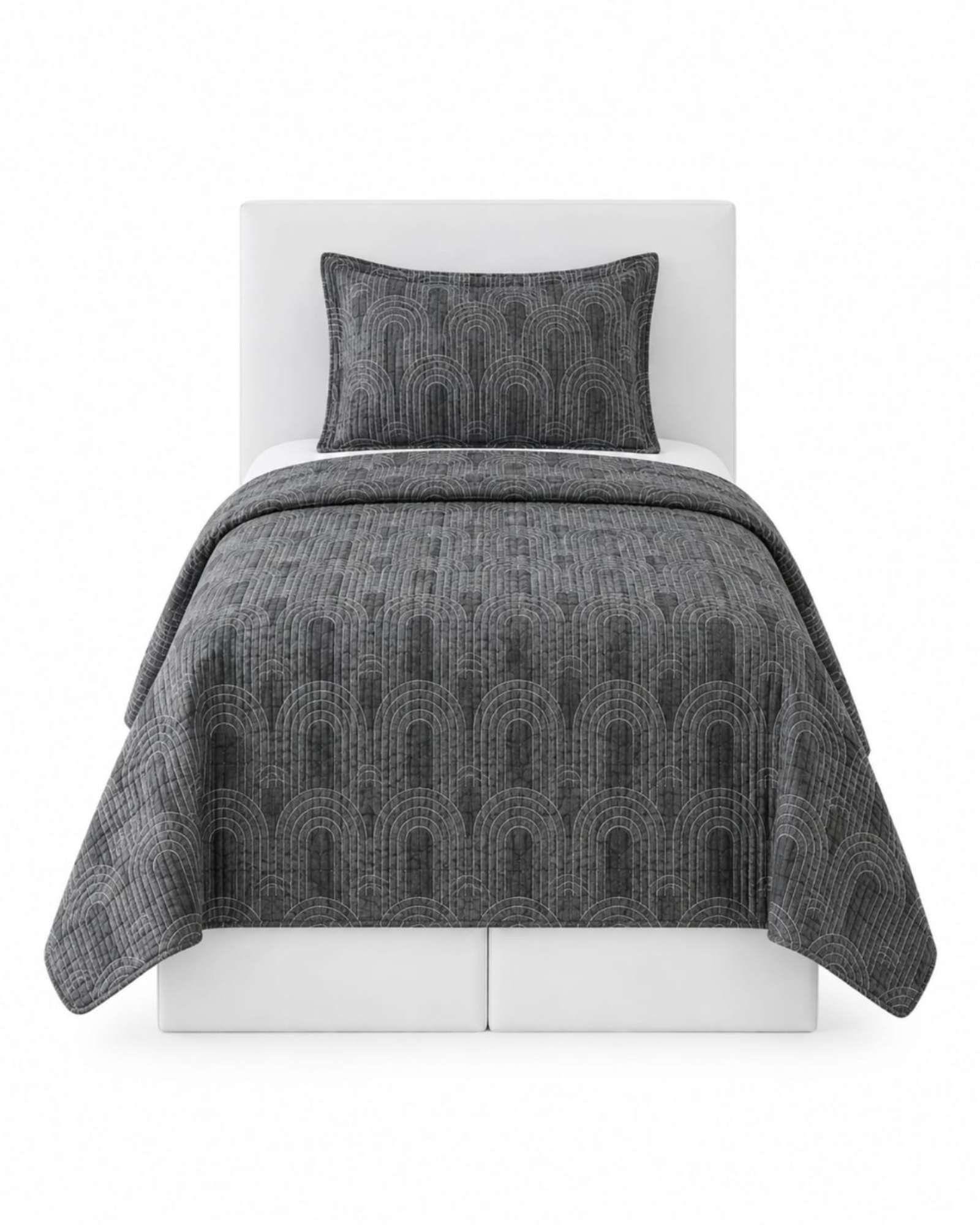 Set Cubrelecho Quilt Verano 1.5 Plazas Fresco + 1 Almohada a8-5
