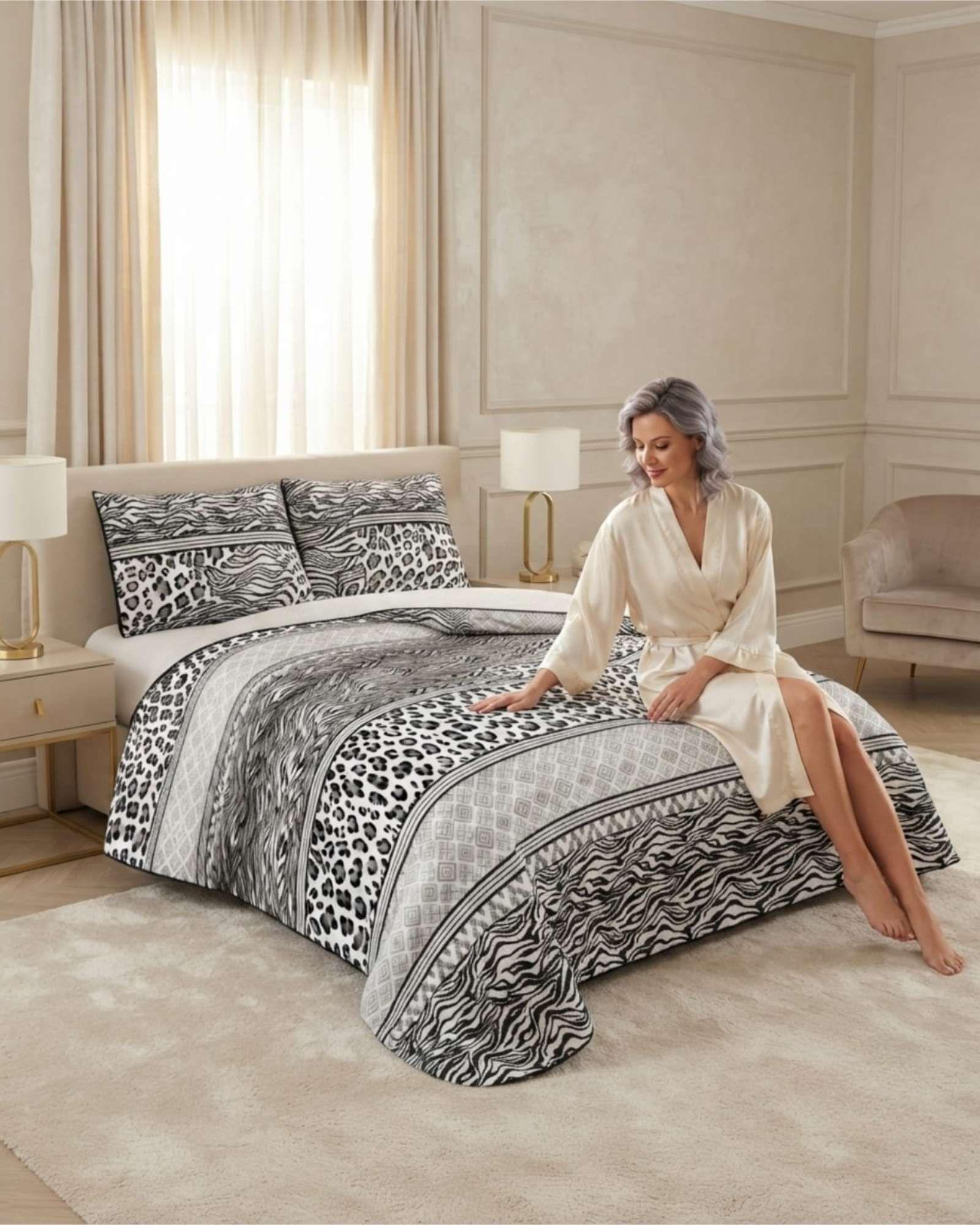 Cubrecama Quilt De Verano Ligero Y Fresco King m1-2