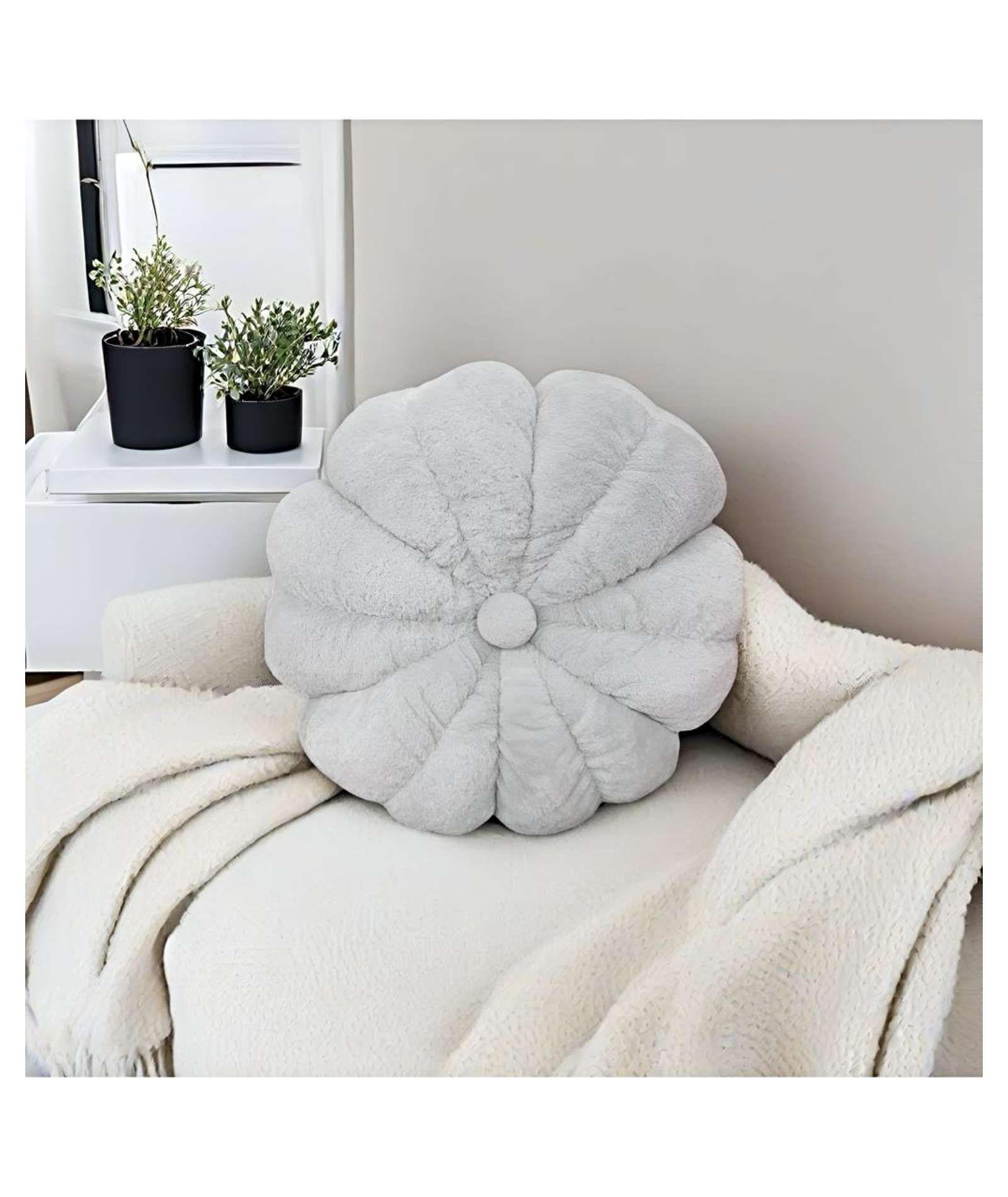 COJIN ELEGANTE FLOR GRIS 50 CM-2