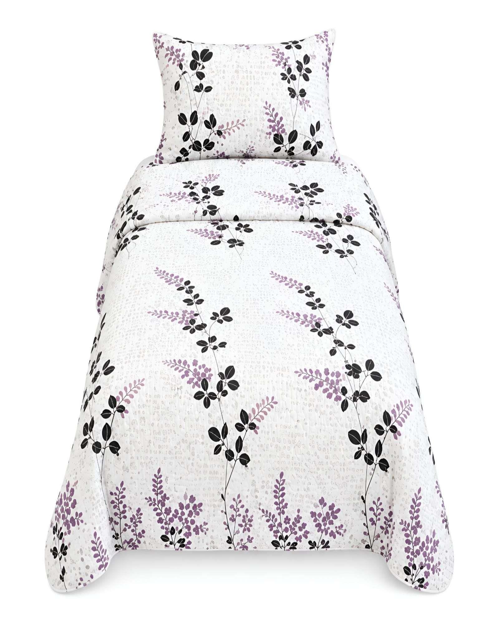 Set Cubrecama Verano 1.5 Plazas  + Almohada + Funda 10-5