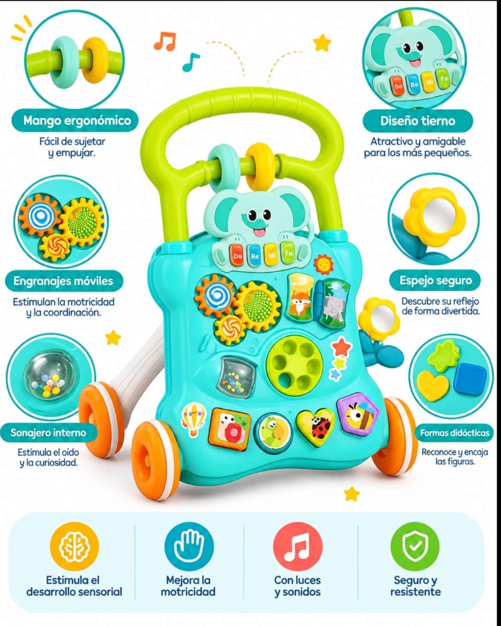 Caminadora Musical Interactiva para Bebés con Actividades-3