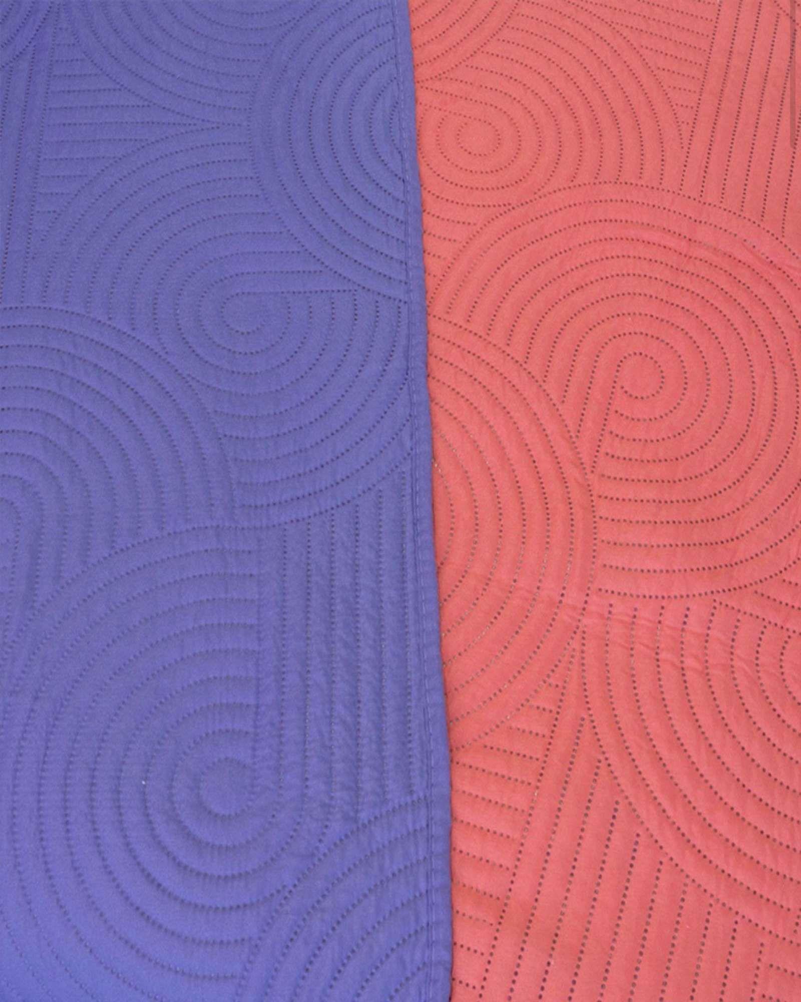 Quilt Bicolor MAS 1 ALMOHADA DE REGALO plaza y media Doral D08-1