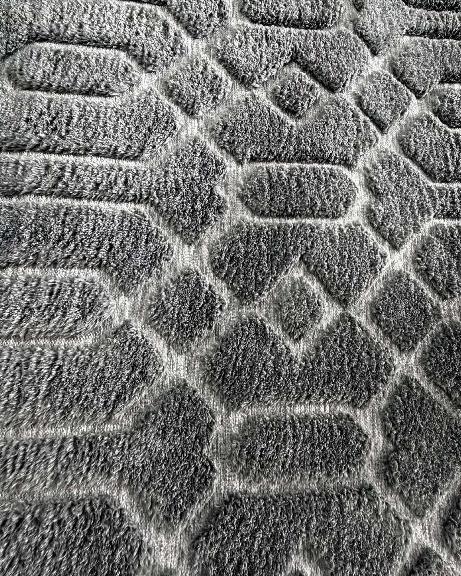 ALFOMBRA LIVING COMEDOR DISEÑO GEOMETRICO 160X200CM GRIS CLARO-3