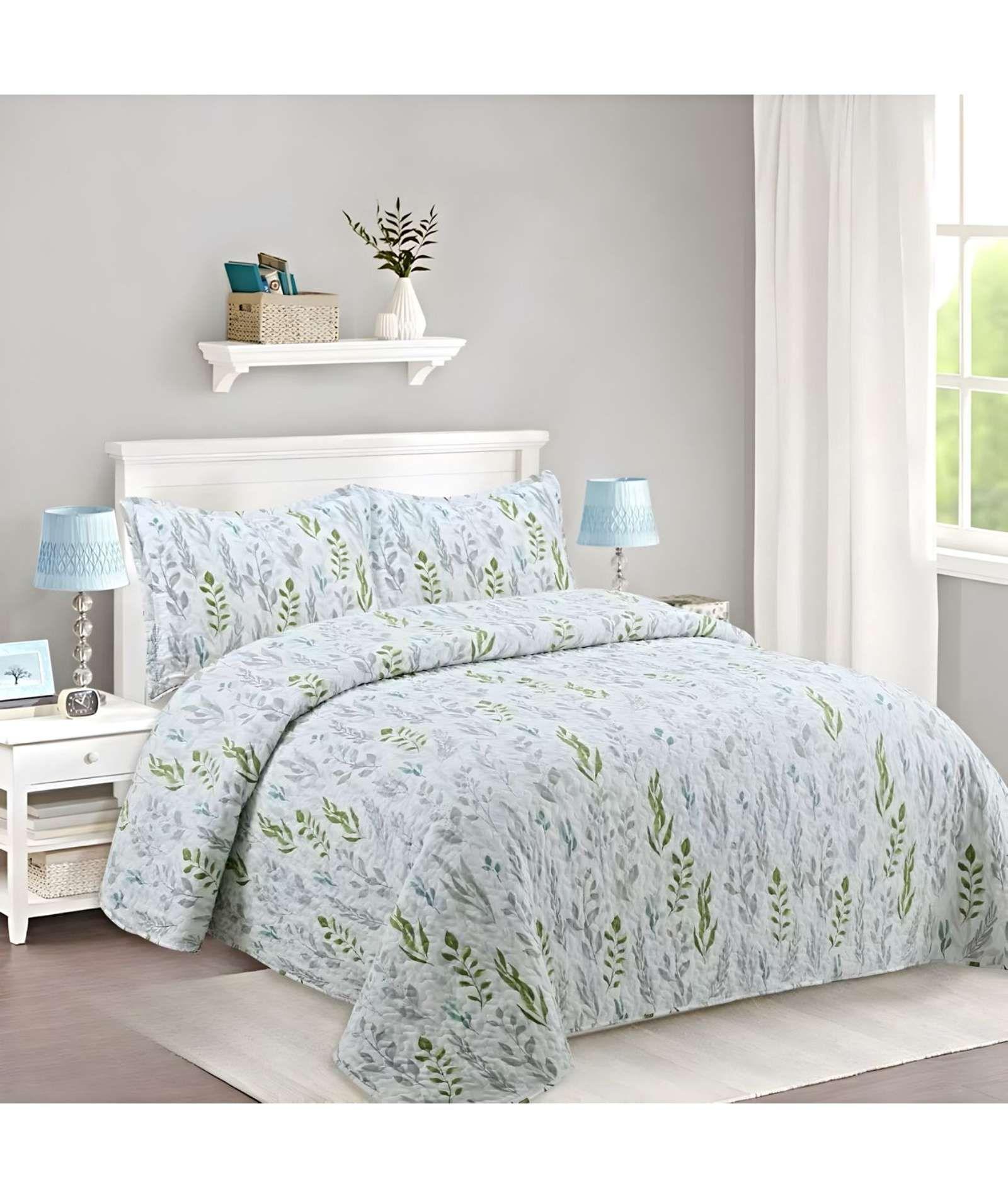 CUBRECAMA COLCHA QUILT DE VERANO 2 PLAZAS A33-2