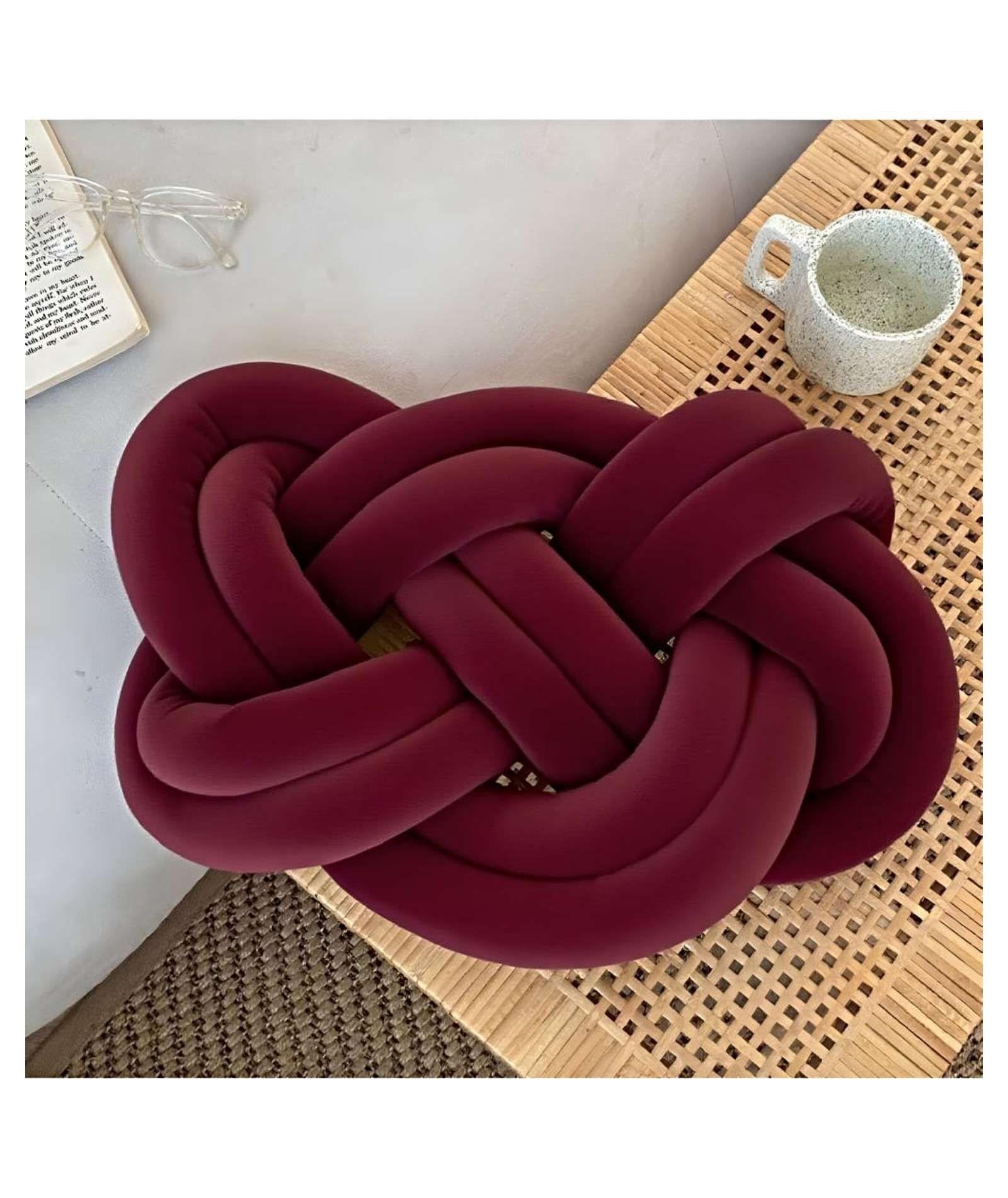 COJIN ELEGANTE NUDO GRANDE BURDEO 45 CM-2