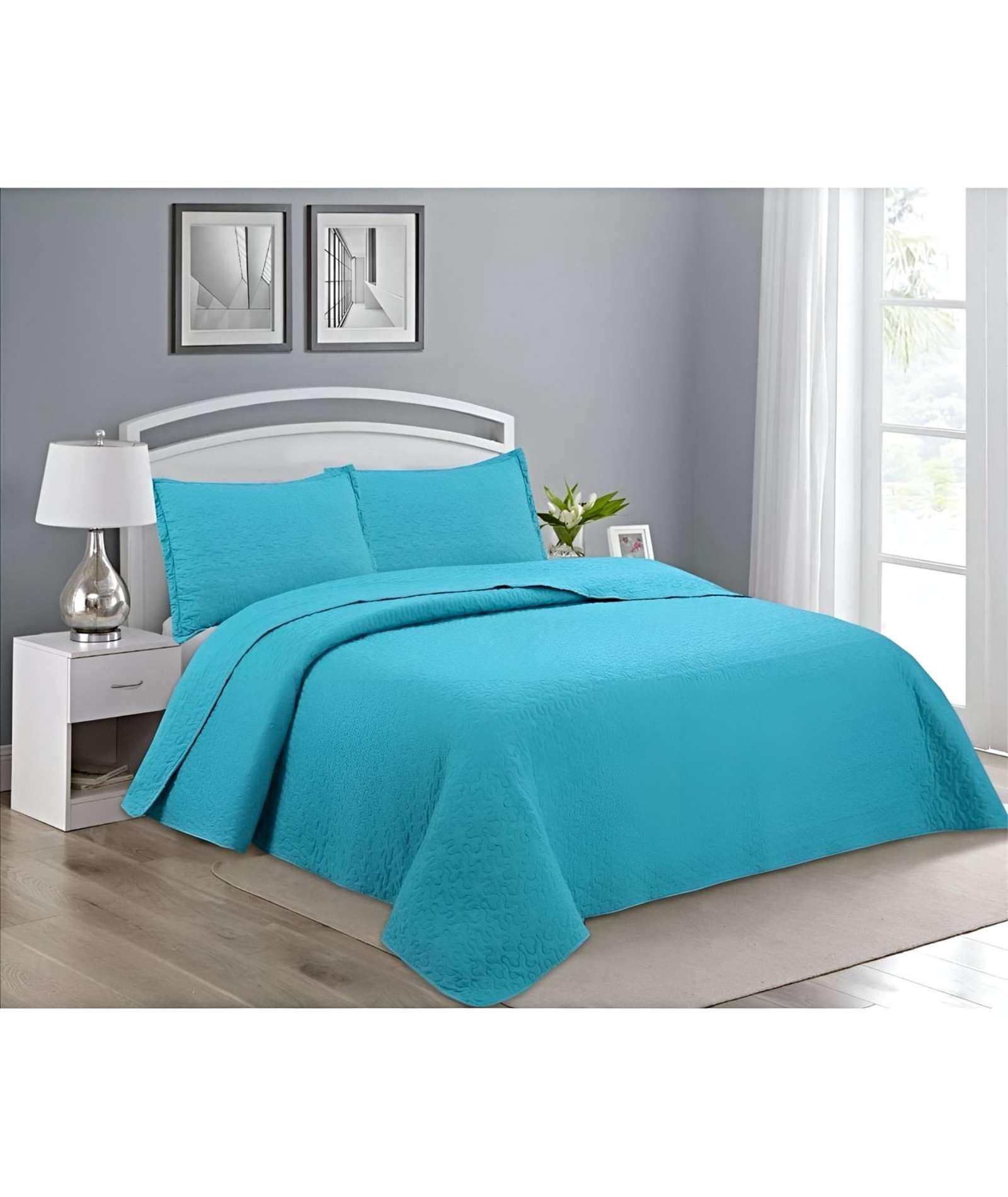 CUBRECAMA COLCHA QUILT DE VERANO 2 PLAZAS A12-2