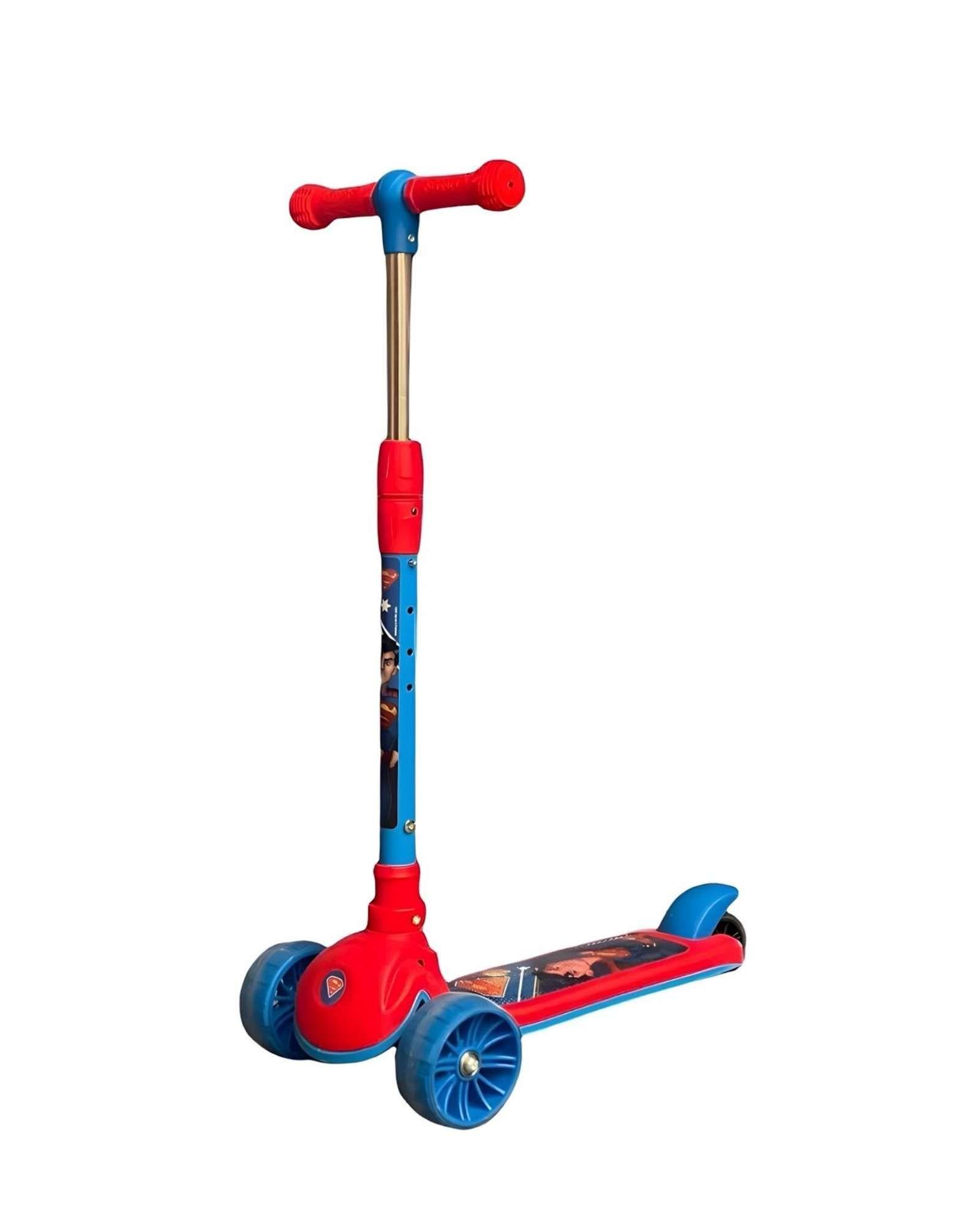 MONOPATIN SCOOTER NIÑO INFANTIL PLEGABLE SUPERMAN-0