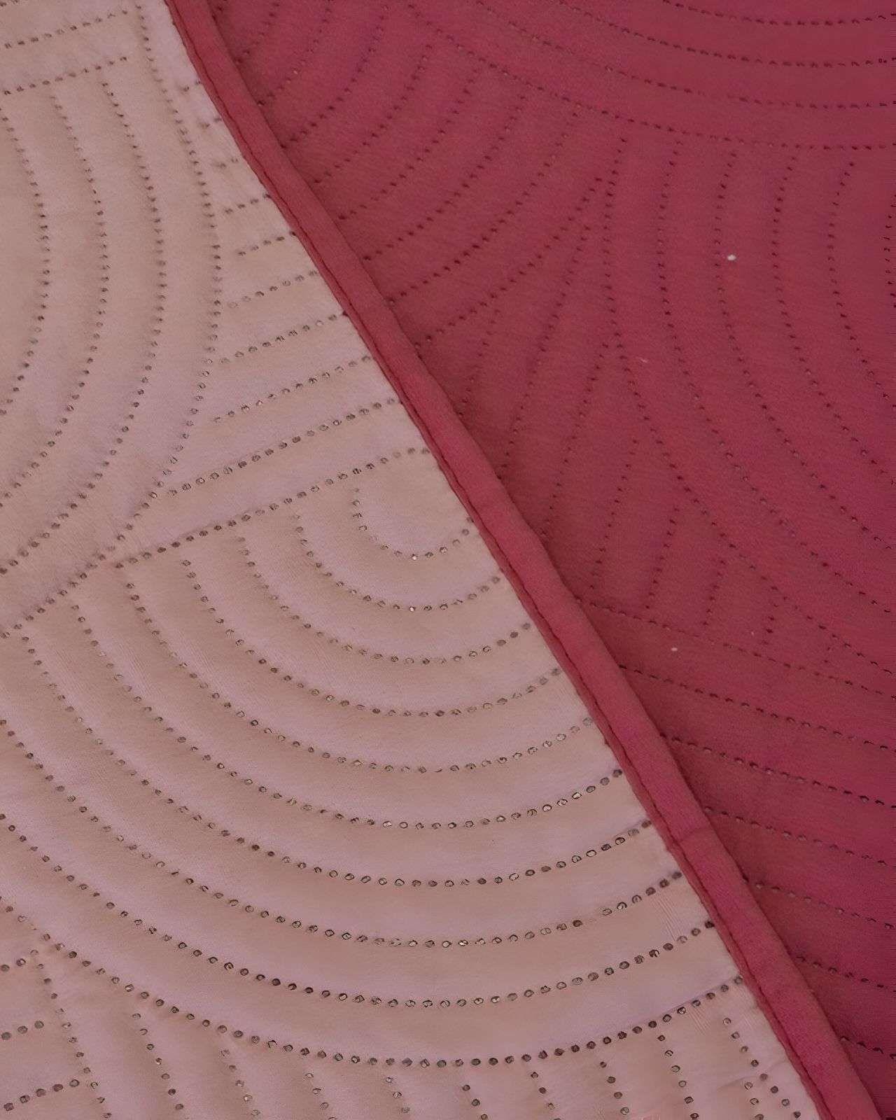 Cubrecama Quilt Hotpress Liso Bicolor 2 Plazas Doral M01-1