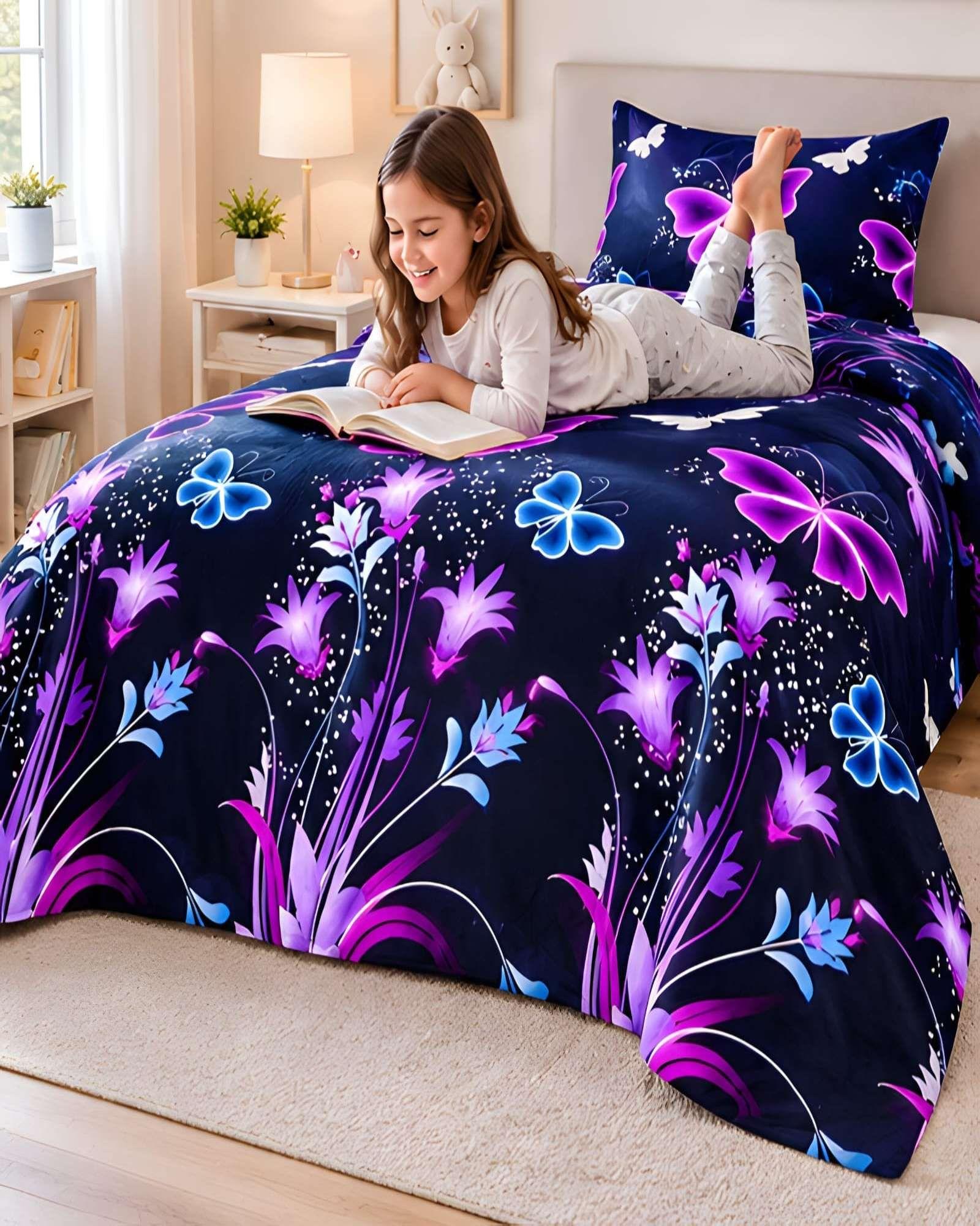 Cubrecama Quilt de Verano Plaza y Media con Funda Incluida 11-2