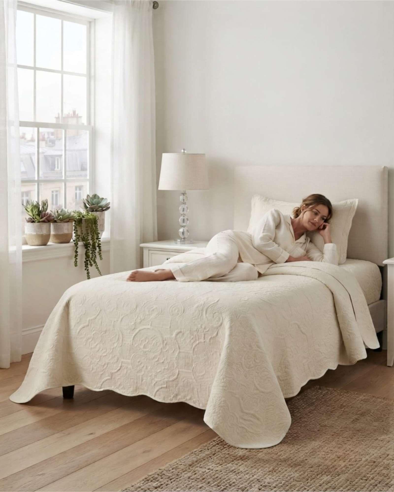 Cubrecama Verano Quilt 1.5 Plazas Texturizado 03-3