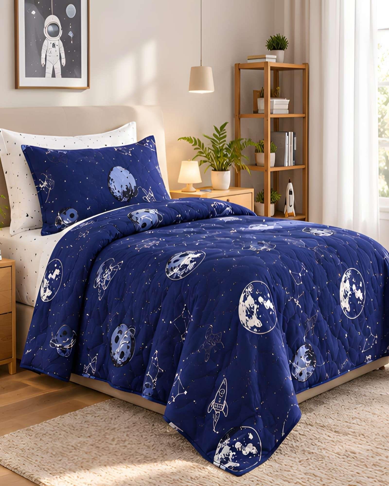 Set Quilt Verano 1.5 Plazas - Incluye Almohada Y Funda-3