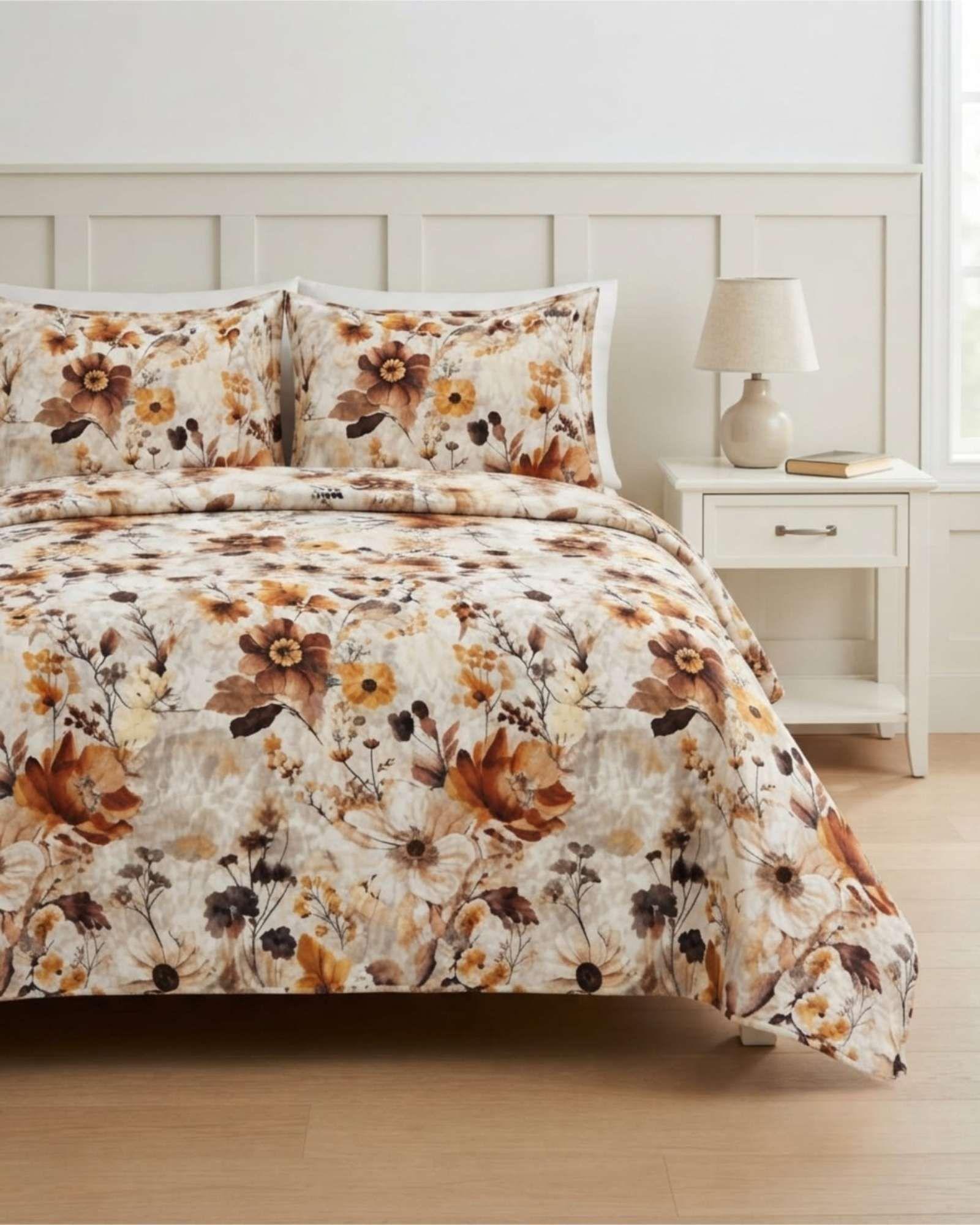 Cubrecama Delgado King Transpirable Con Fundas Mas Almohadas m3-3