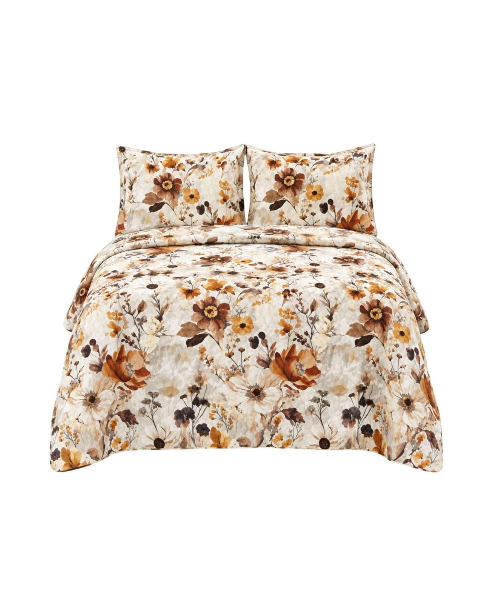 Cubrecama Delgado King Transpirable Con Fundas Mas Almohadas m3-5