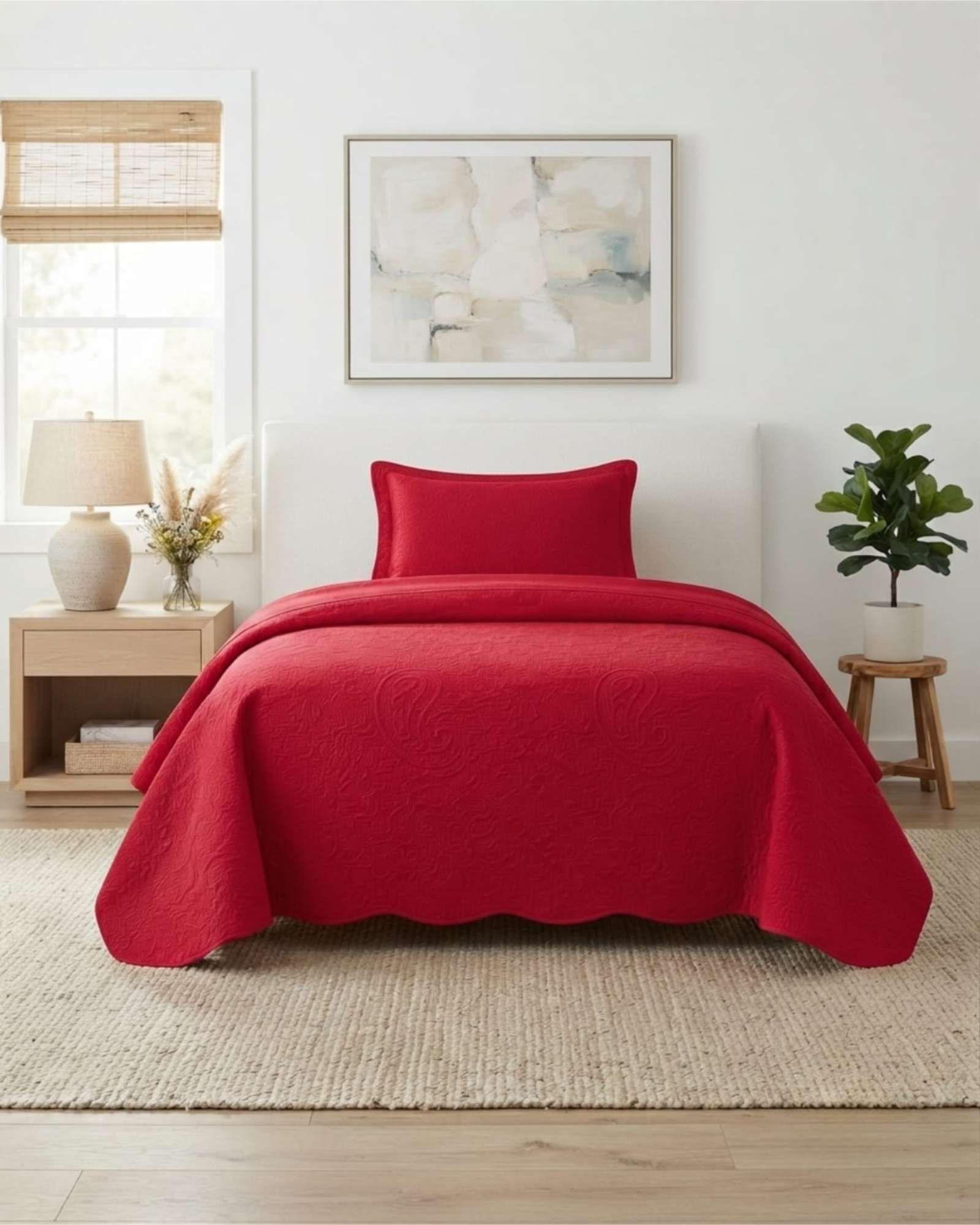 Cubrecama Verano Quilt 1.5 Plazas Texturizado 06-9