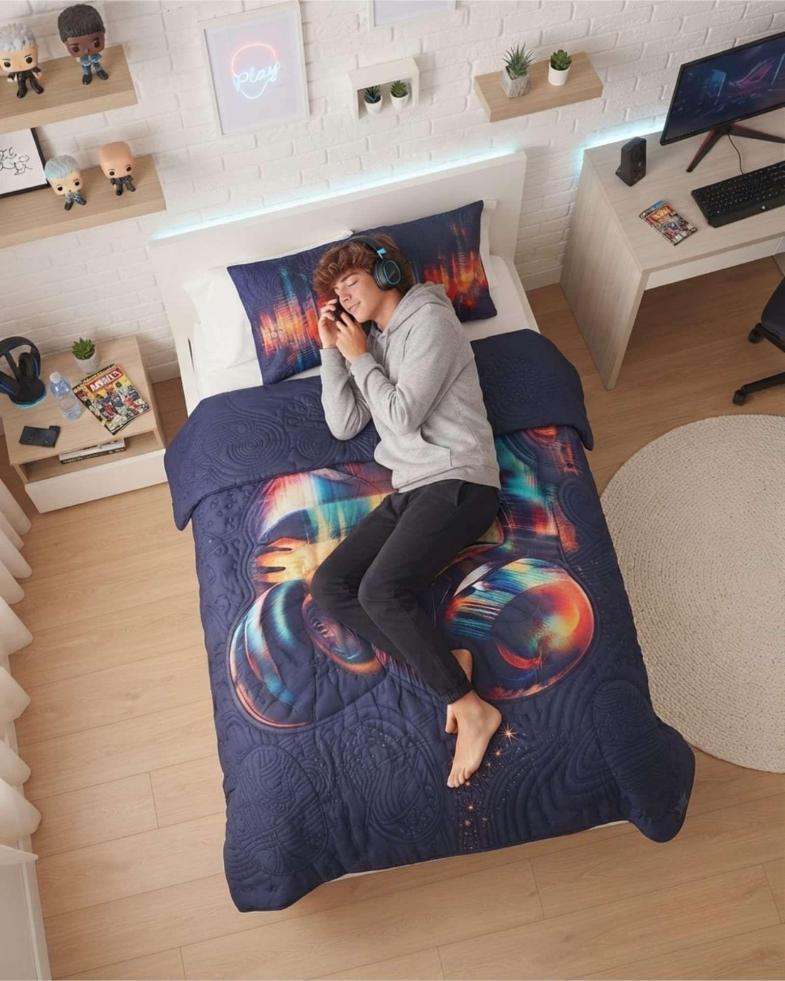 Quilt De Verano 1.5 Plazas Ultraligero Cubrecama Fresco m2-4