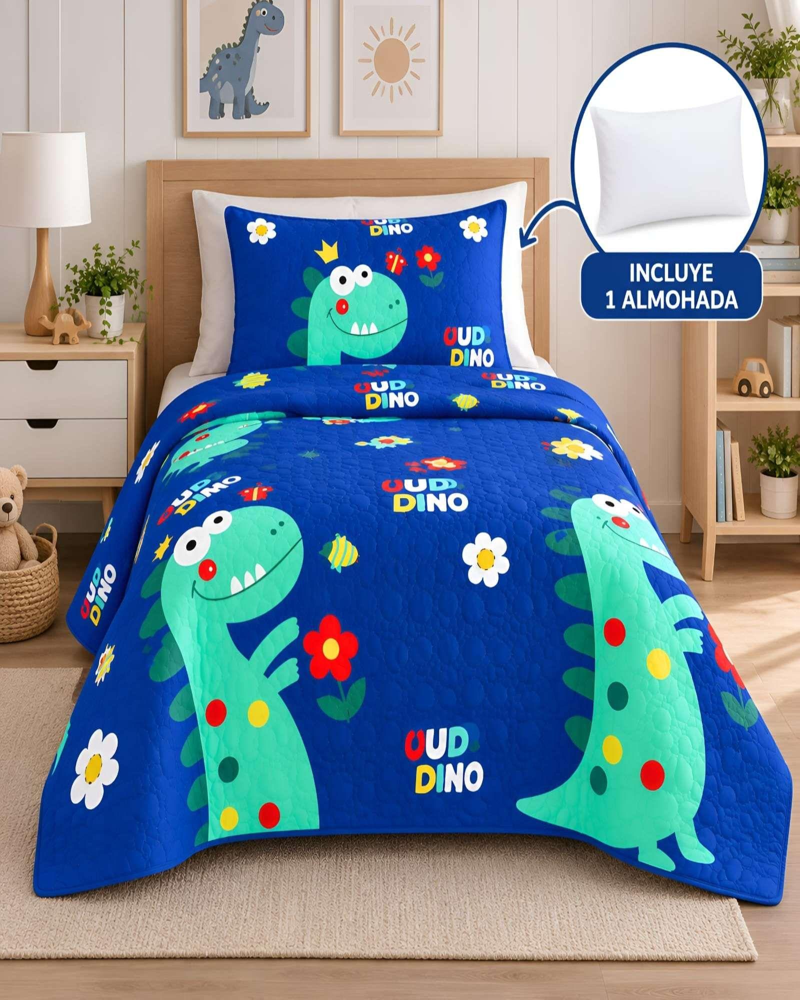 Set Quilt Verano 1.5 Plazas - Incluye Almohada Y Funda-1