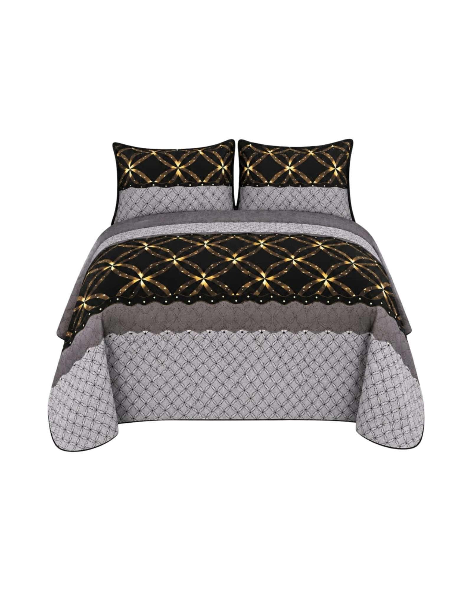 Cubrecama Delgado King Transpirable Con Fundas Mas Almohadas m10-5