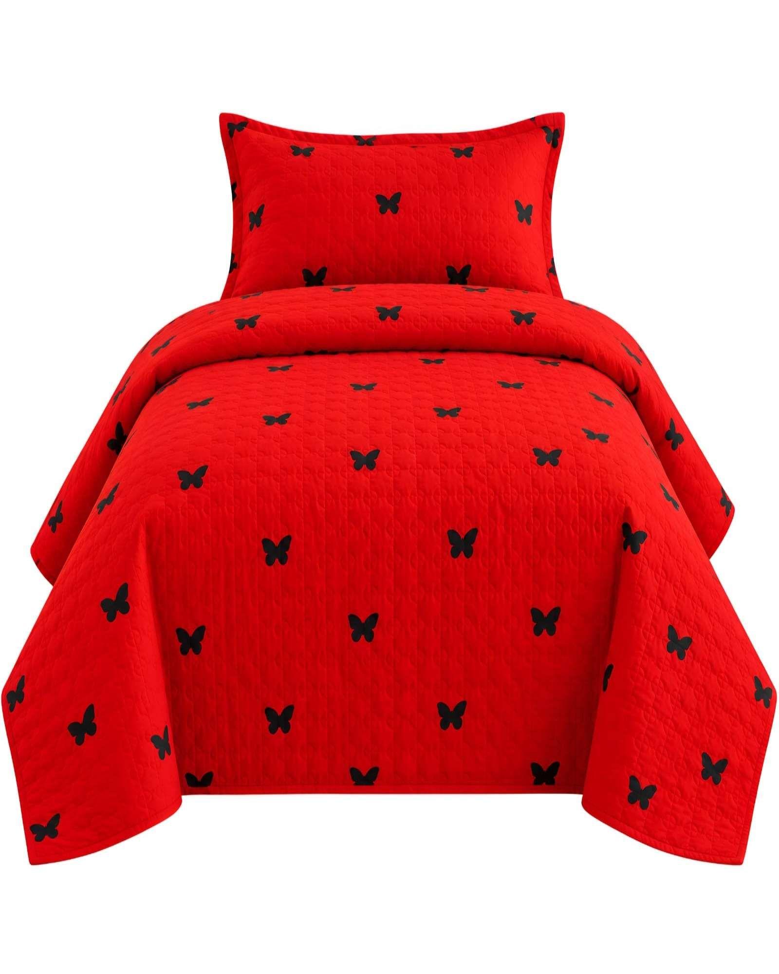 Cubrecama Quilt Verano 1.5 Plazas + Funda De Almohada-4