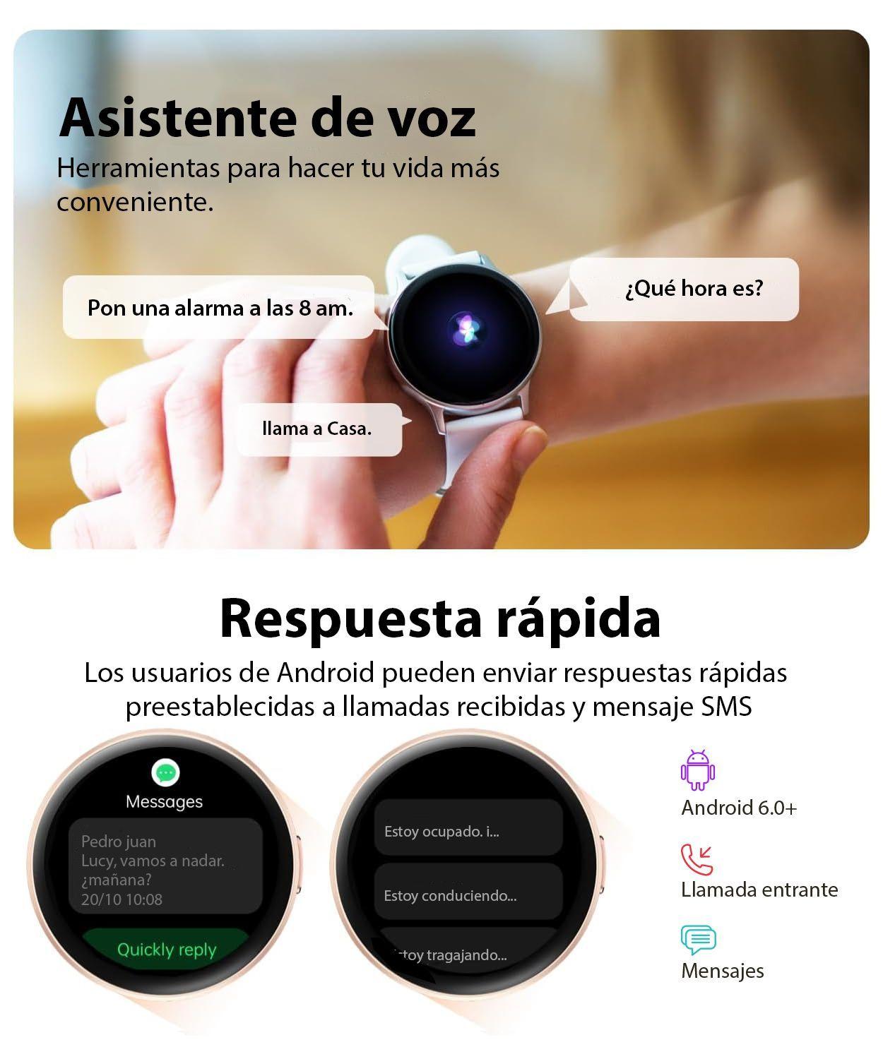 Smartwatch mujer Premium Llamadas Bienestar & Tecnología-3