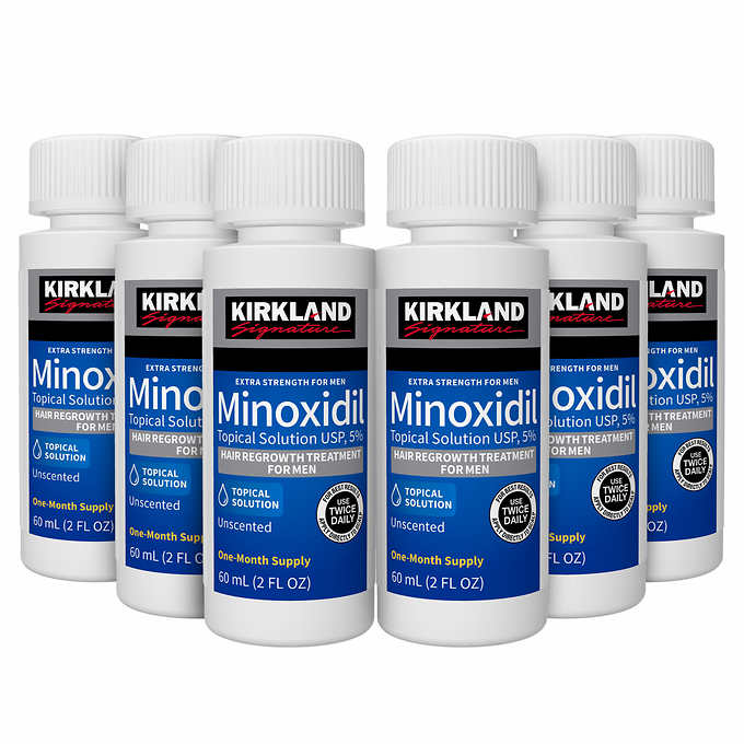 Mínoxidil kirkland 5% 1 mes de tratamiento + obsequio atomizador o gotero -2