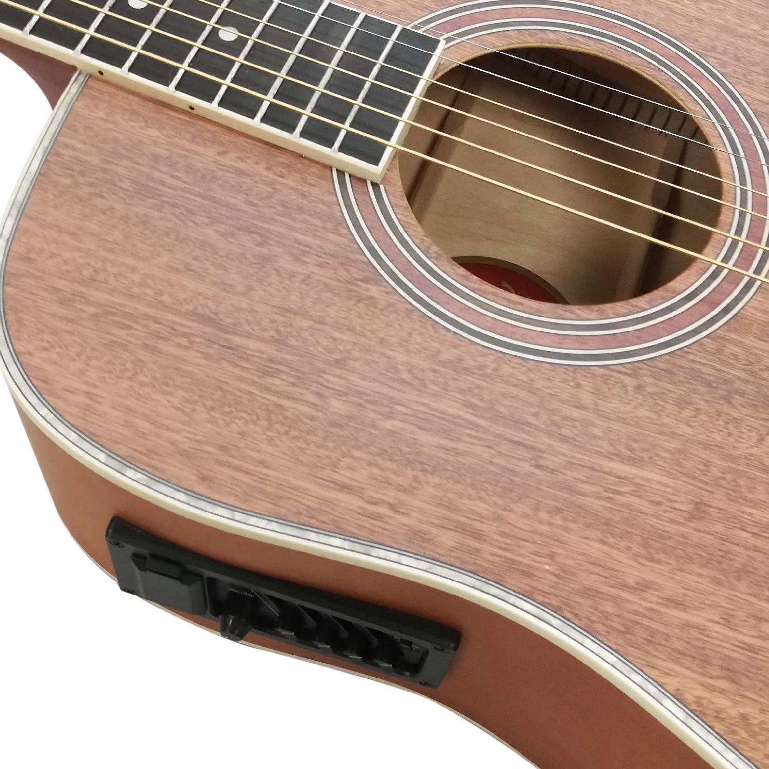 Guitarra Electroacústica 41"  Con Funda Corte Cataway -2