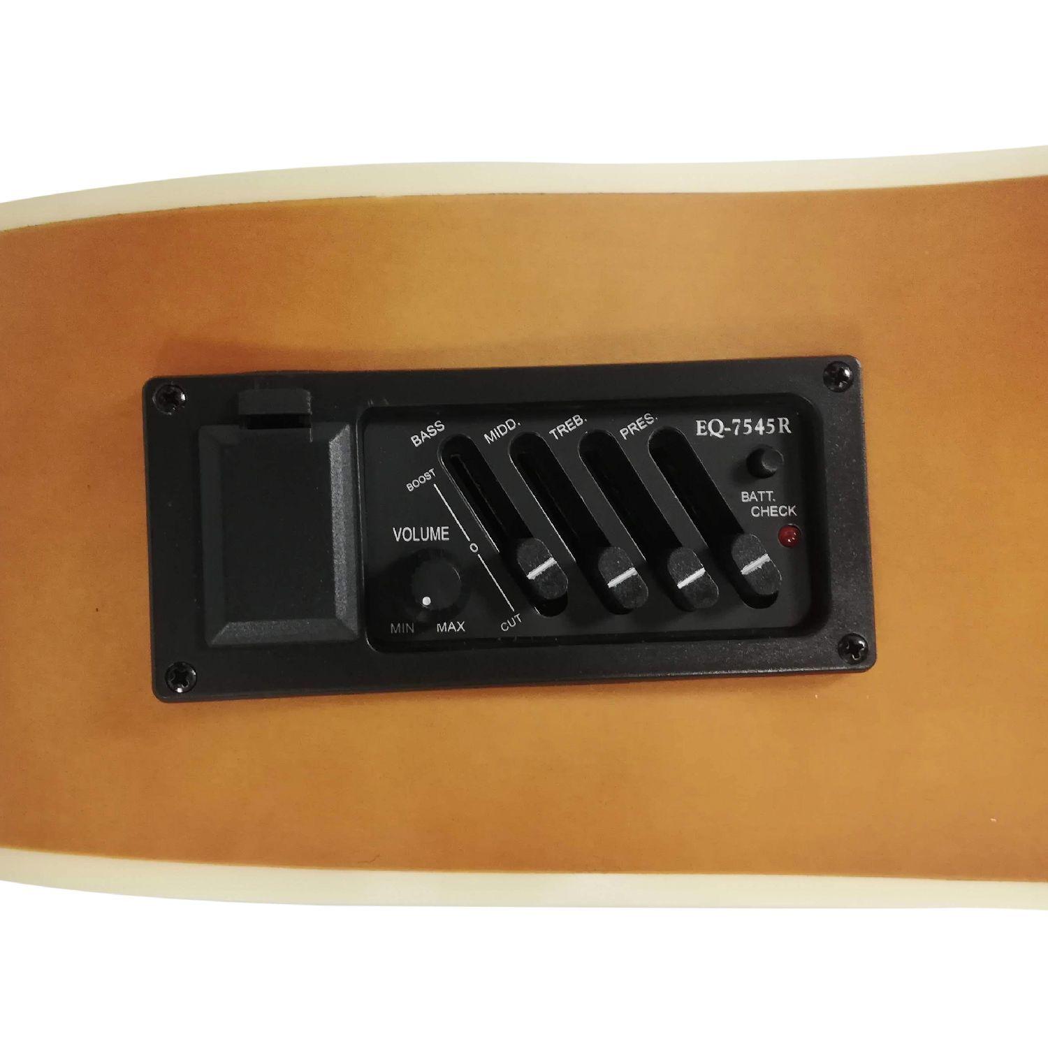 Guitarra Electroacústica 41"  Con Funda Corte Cataway -3