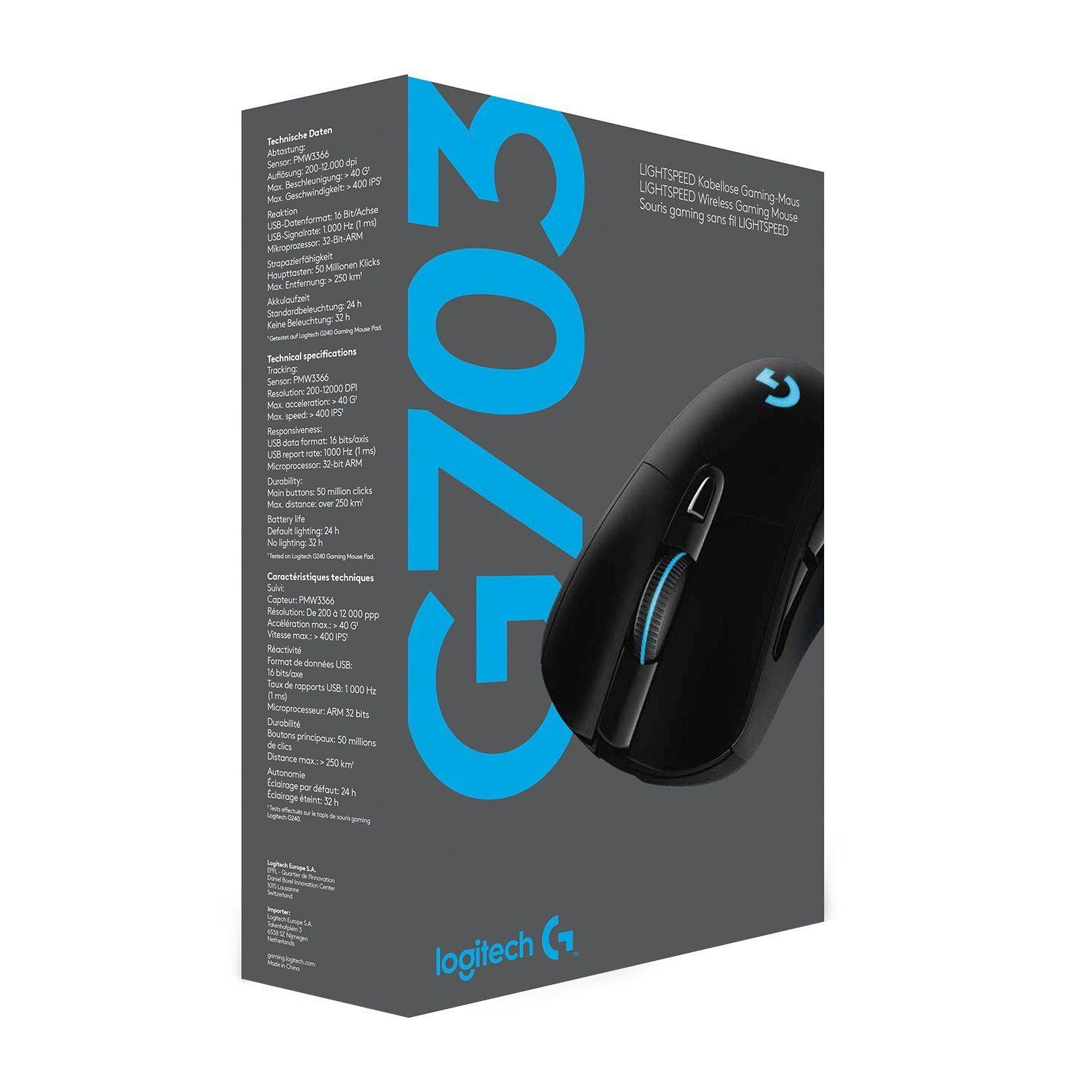 Mouse Gamer Inalámbrico Logitech  G703 Lightspeed-2