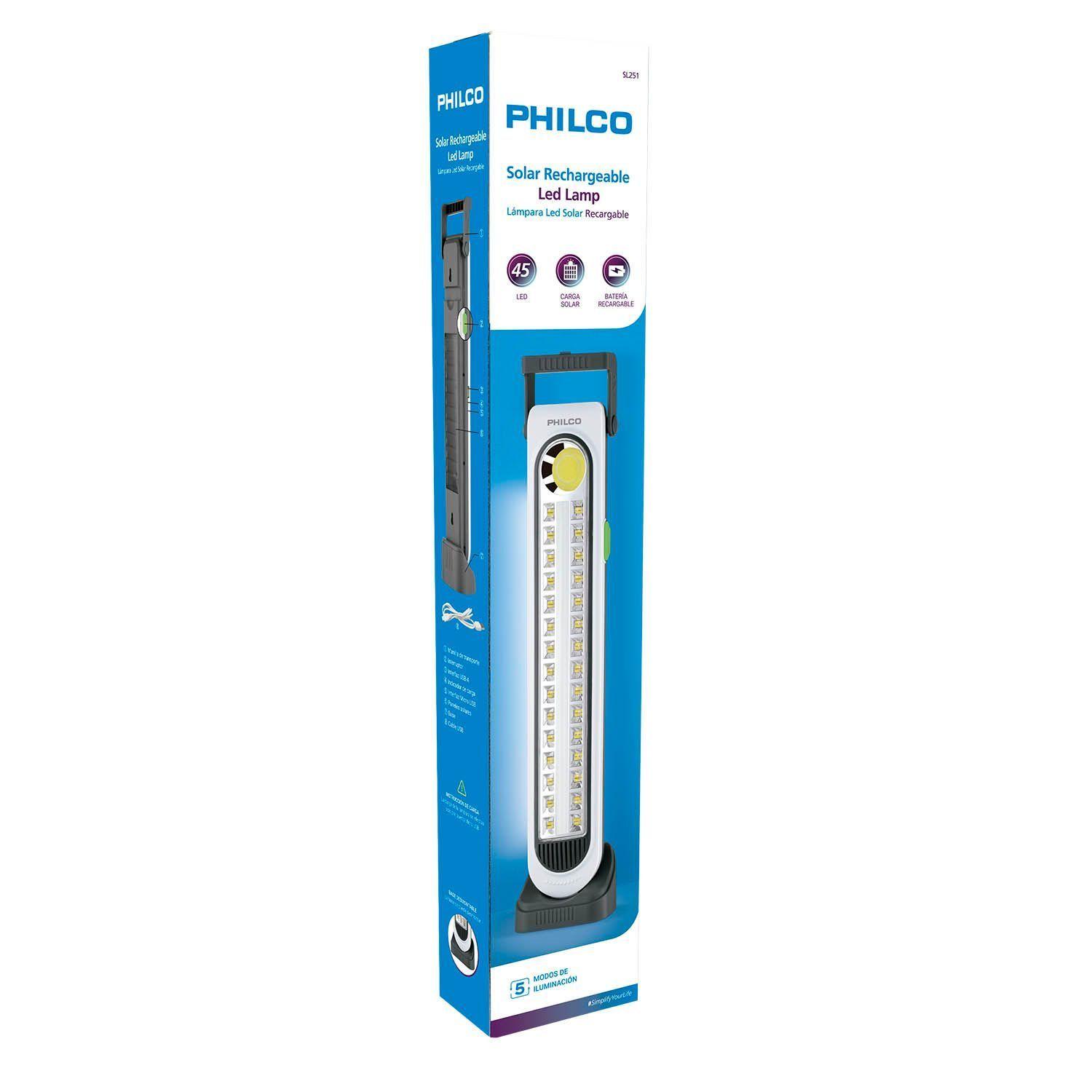 Lampara Philco 45LED Solar Recargable-2